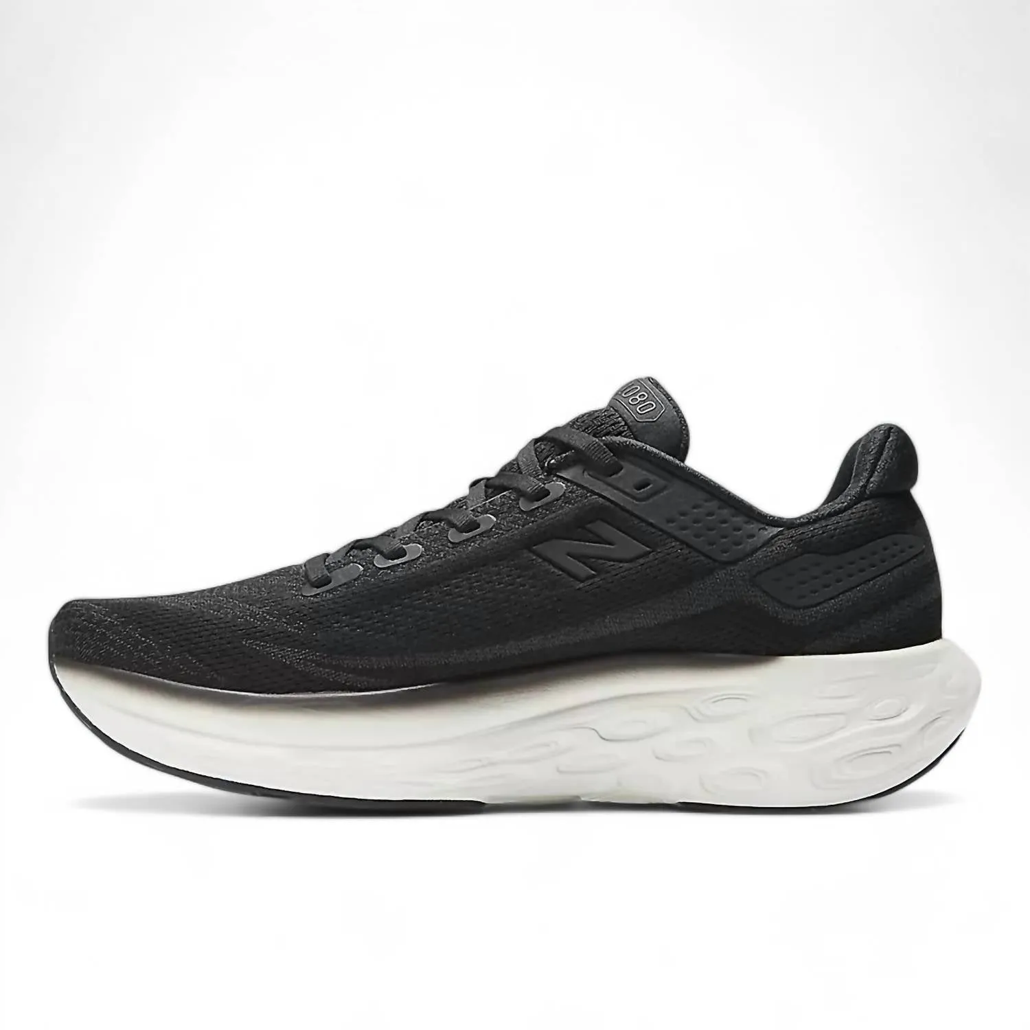 Men's Fresh Foam X 1080 V13 Running Shoes In Black/white