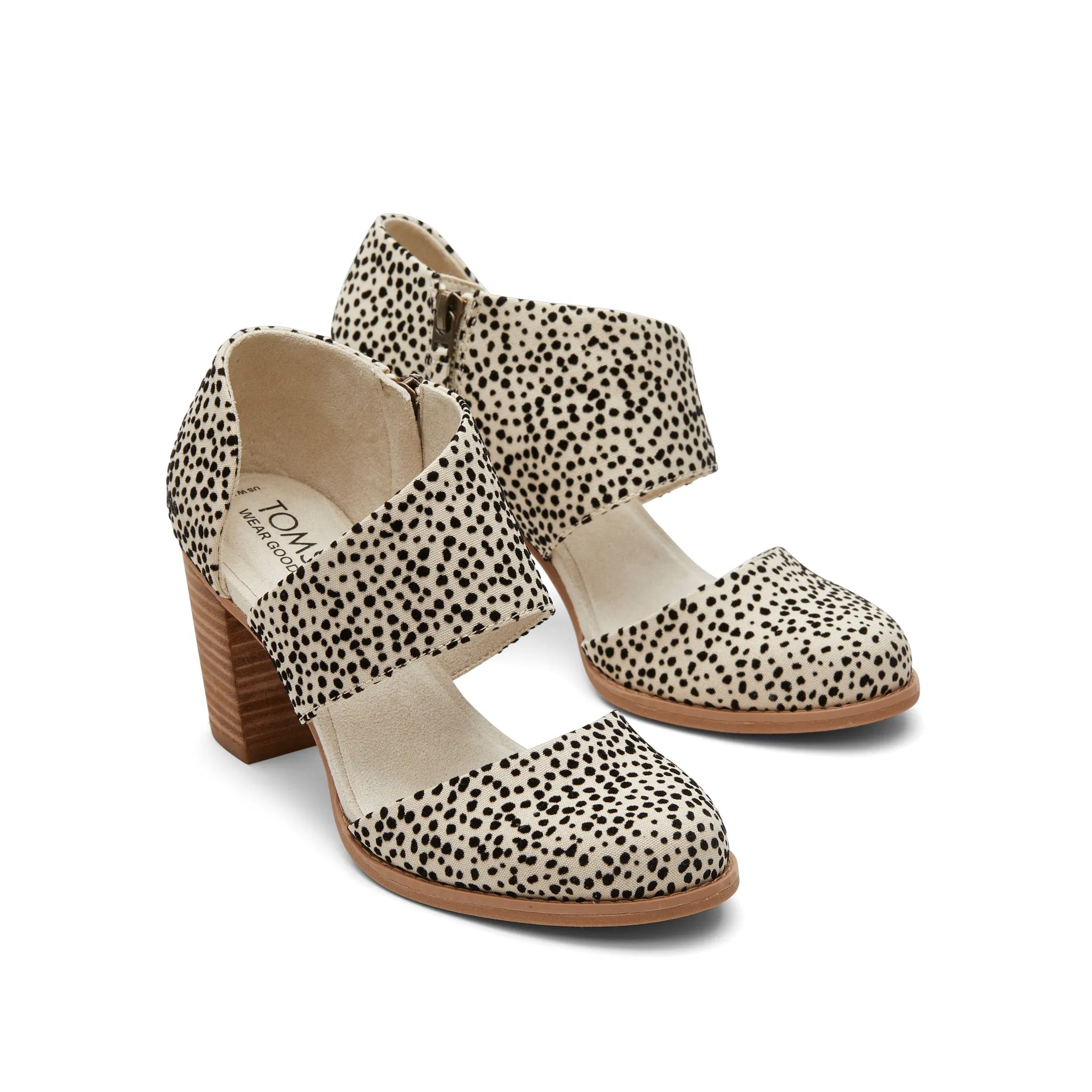 Milan Mini Cheetah Print Closed Toe Heels