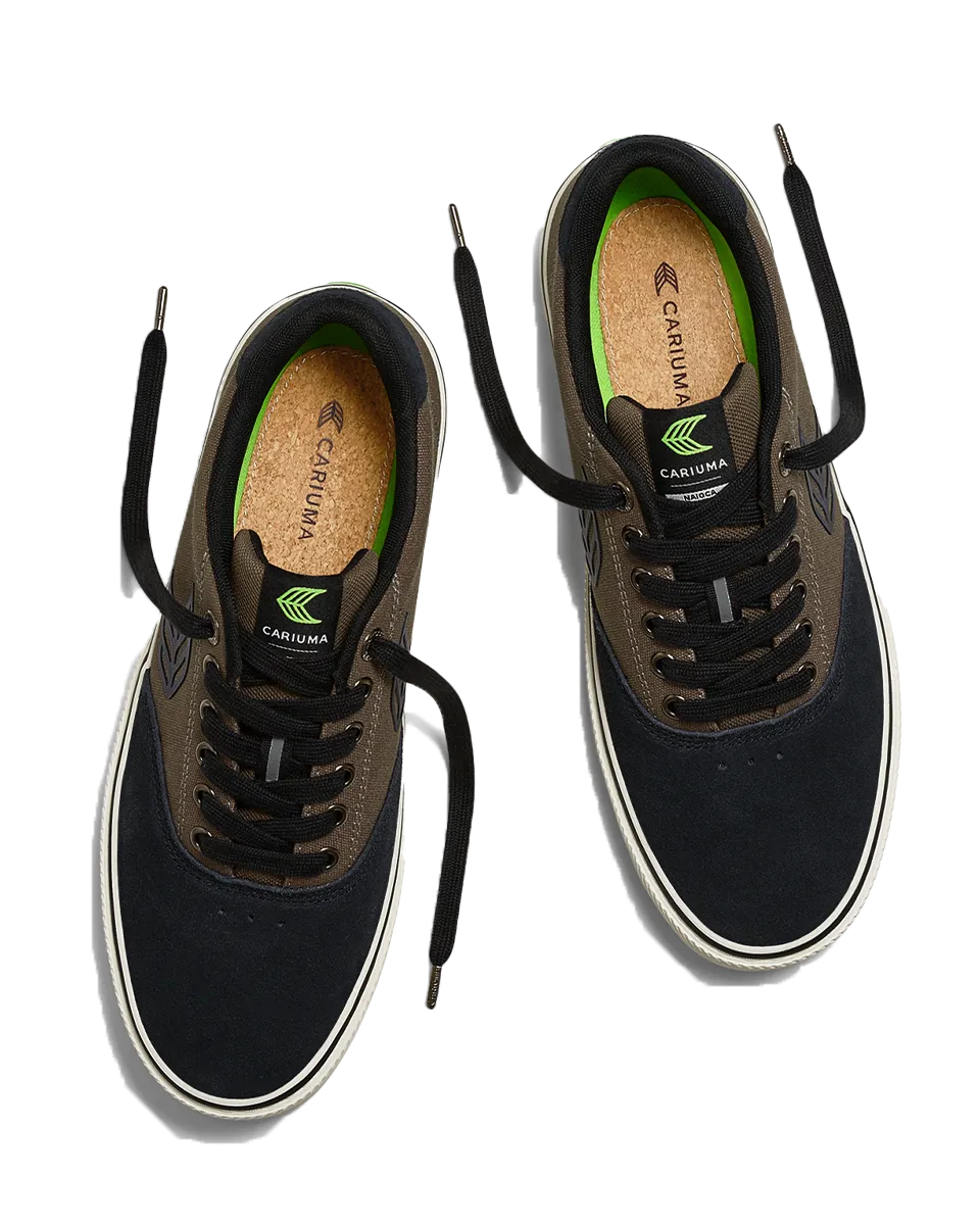 Naioca Pro Shoes in Black & Khaki