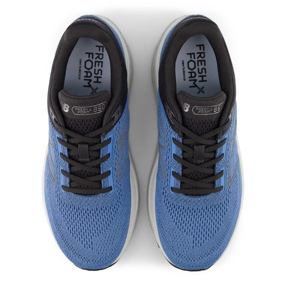 New Balance Men's 860 V14  Running Shoes in Blue Laguna/Black Cement/Grey Matter SS25