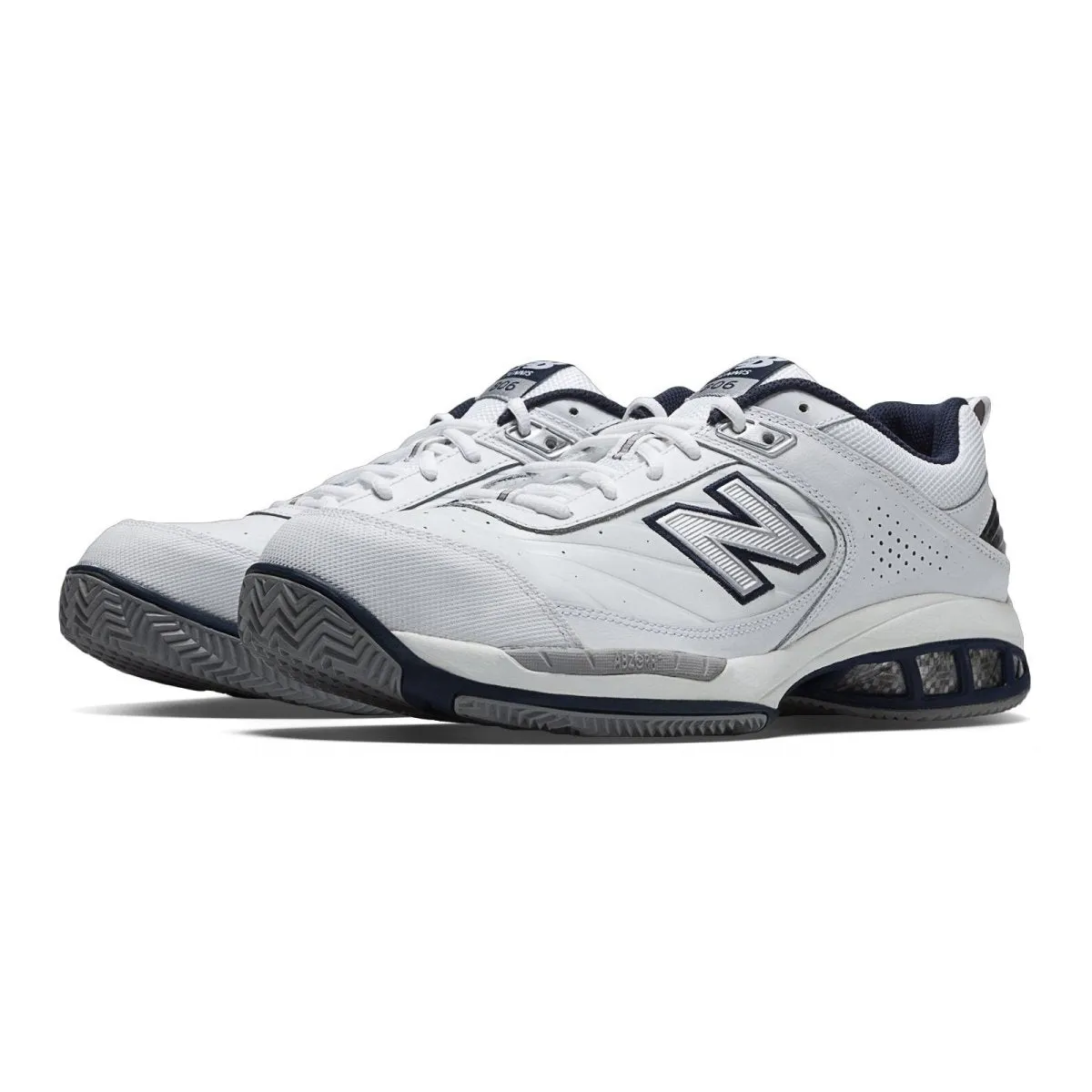 New Balance Men's MC806W White/Navy