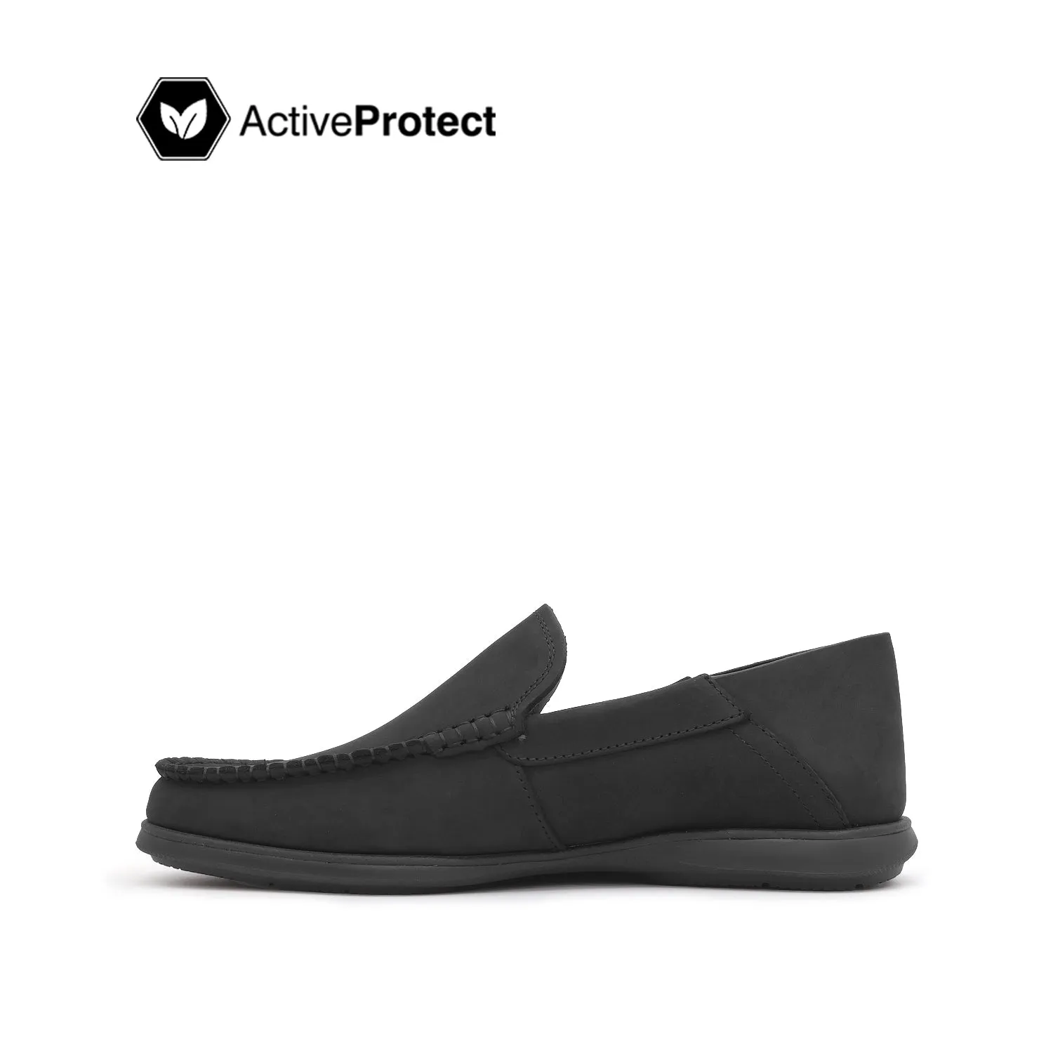 Nick Venetian Men's Shoes - Black Nubuck