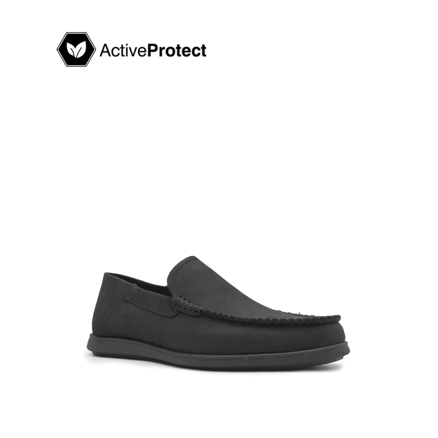Nick Venetian Men's Shoes - Black Nubuck