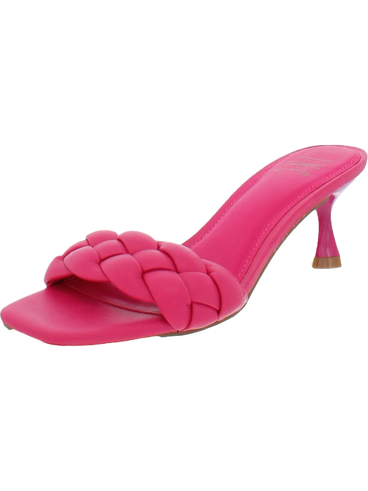 Parker Womens Woven Open Toe Heels