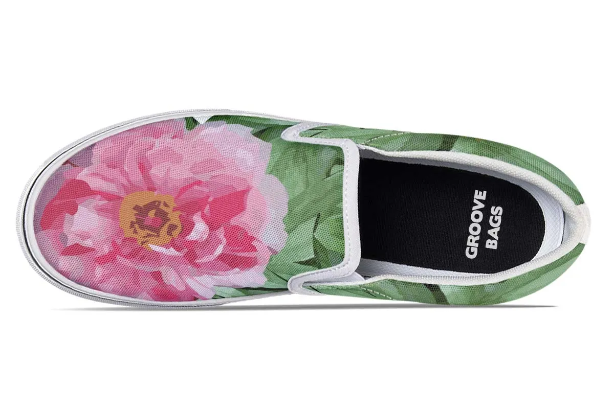 Peony Garden Slip-On Shoes
