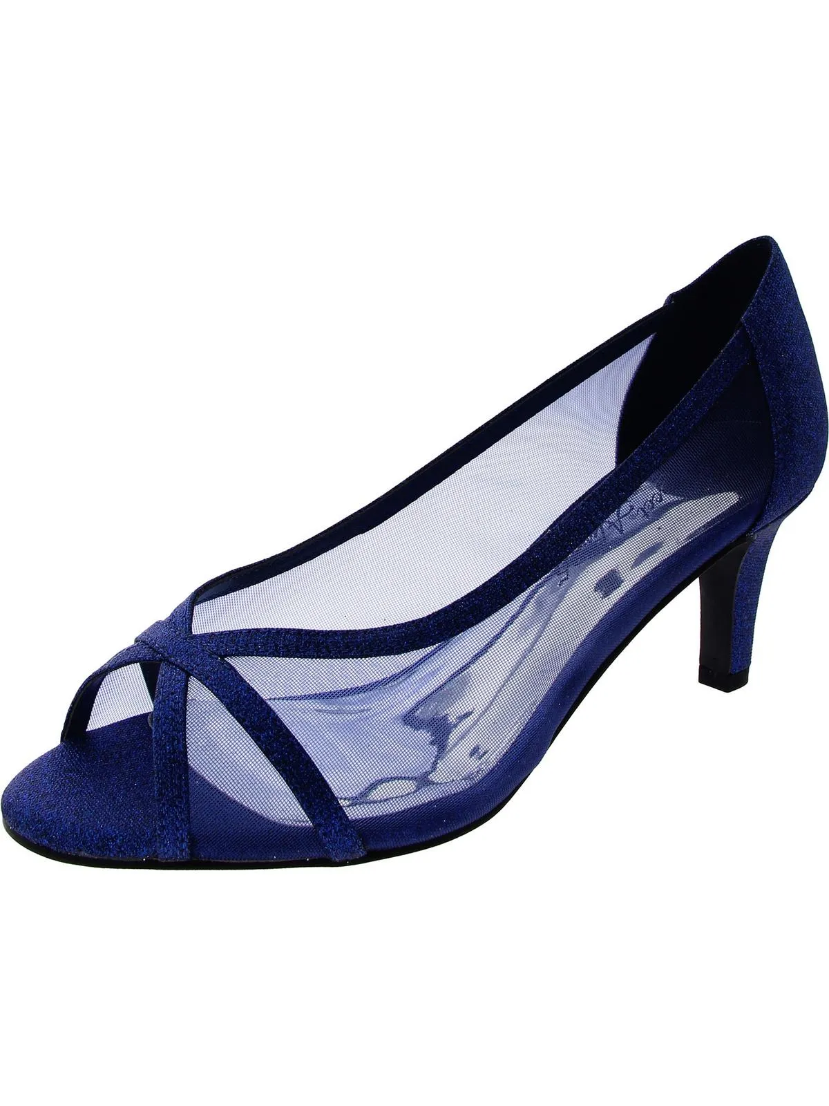 Picaboo Womens Peep Toe Dressy Pumps