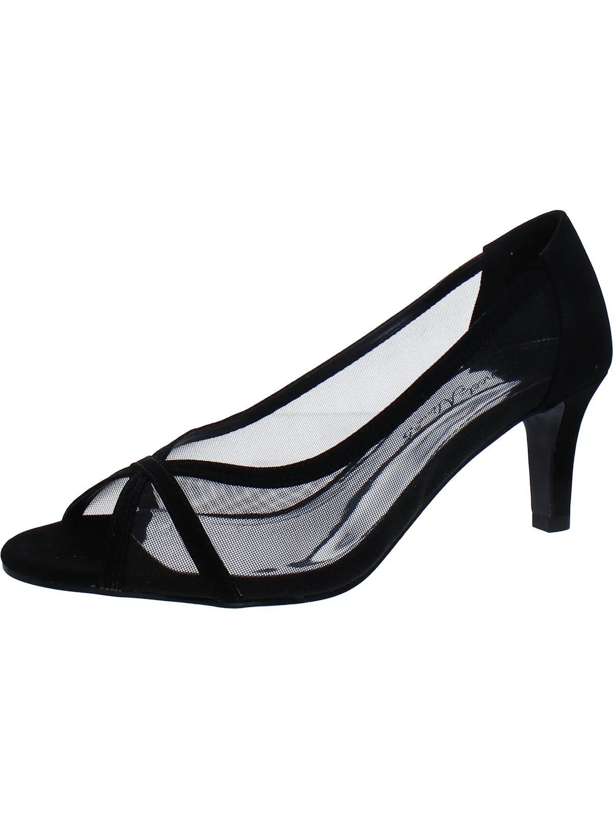 Picaboo Womens Peep Toe Dressy Pumps