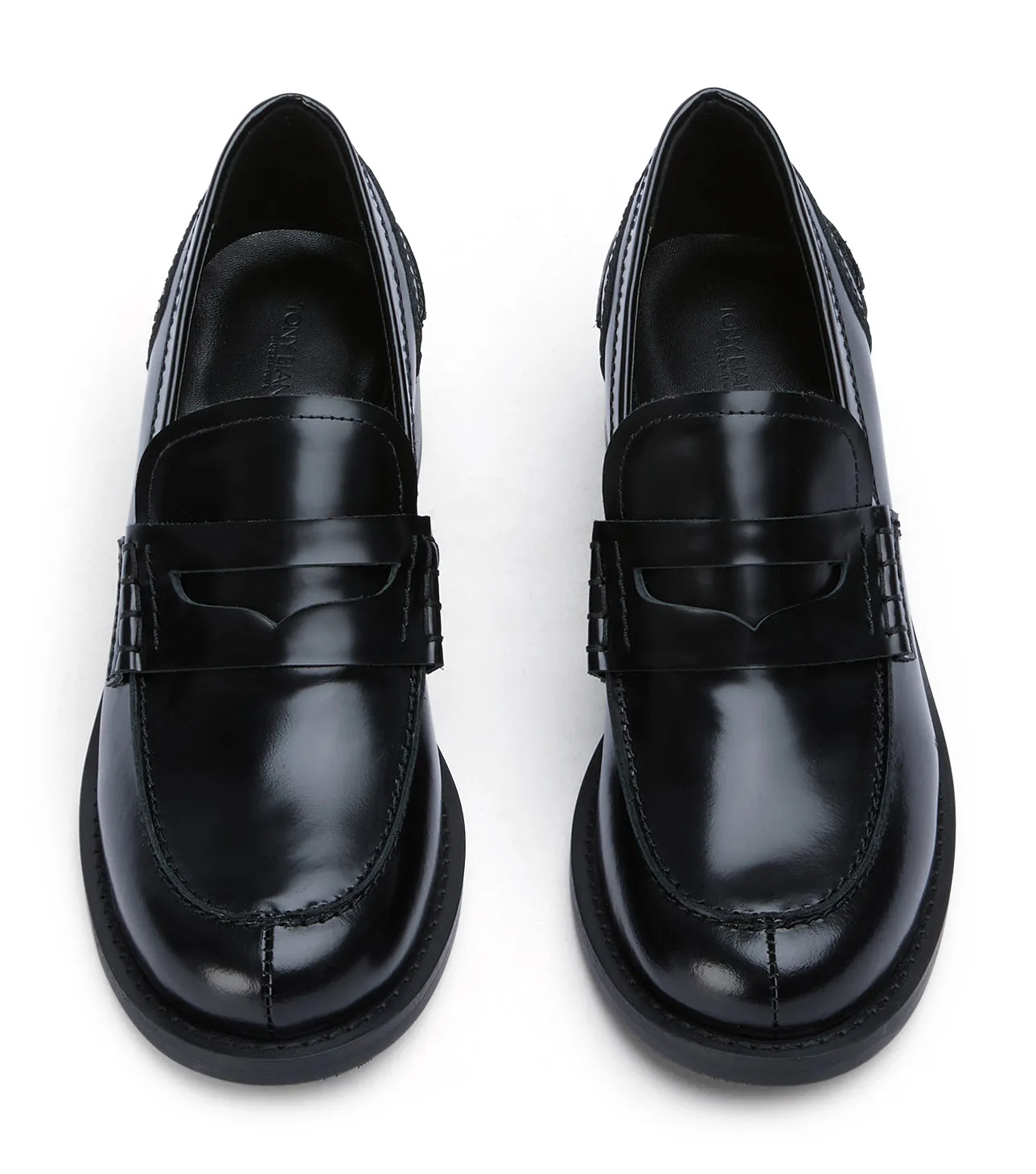 Polly Black Hi Shine