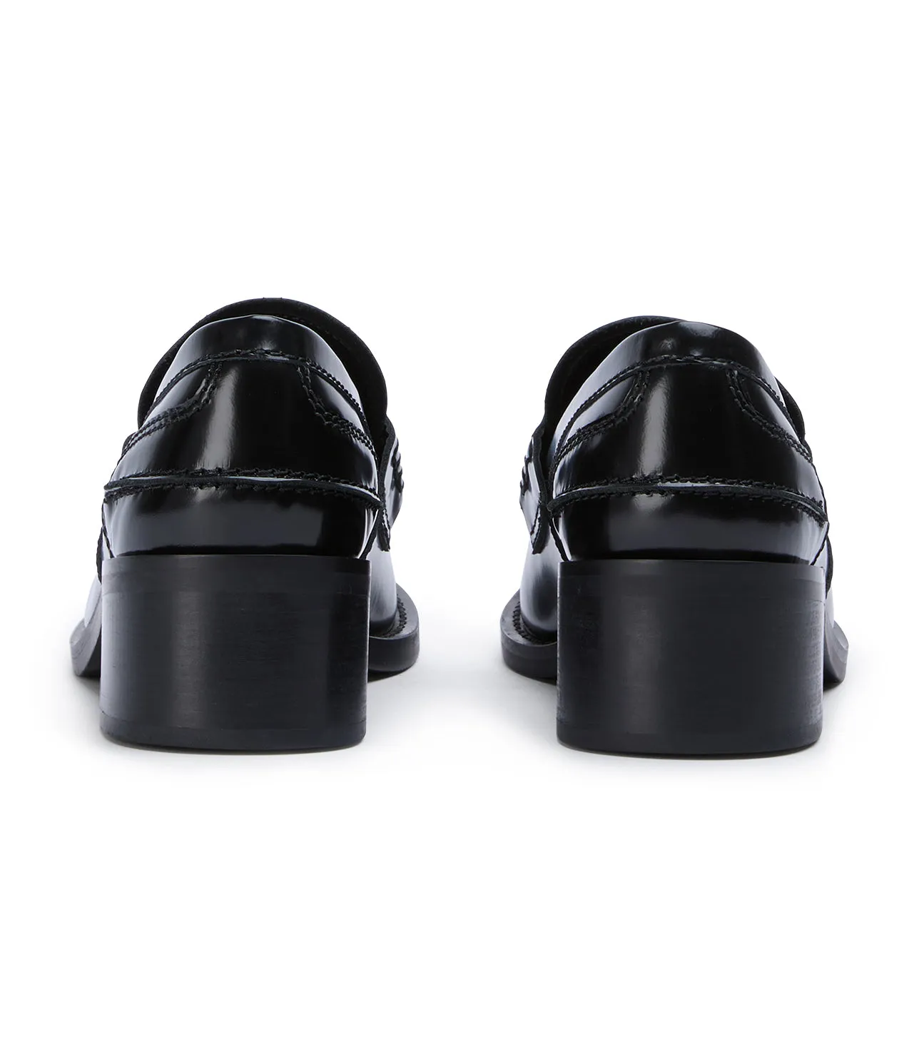 Polly Black Hi Shine