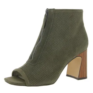 READY Womens Leather Open Toe Pumps