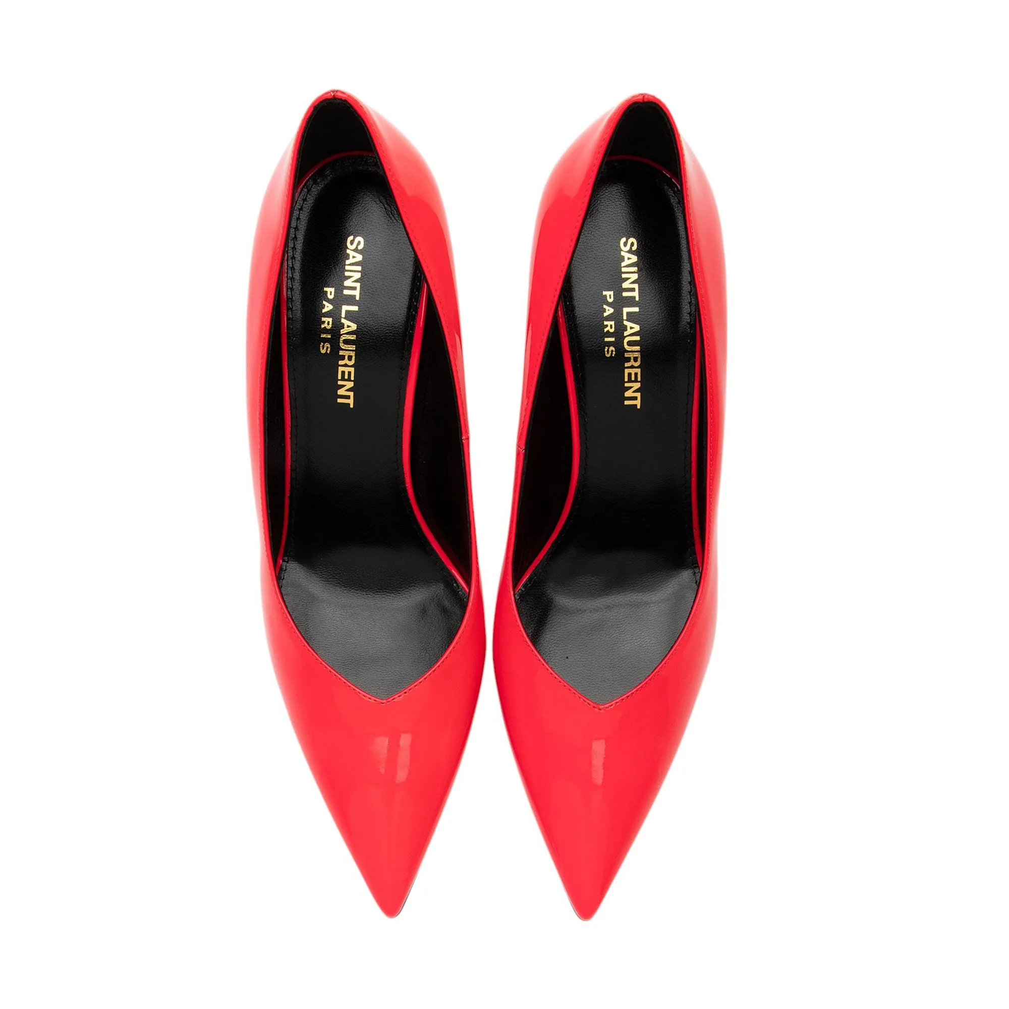 Saint Laurent Patent Leather Kiki Pumps