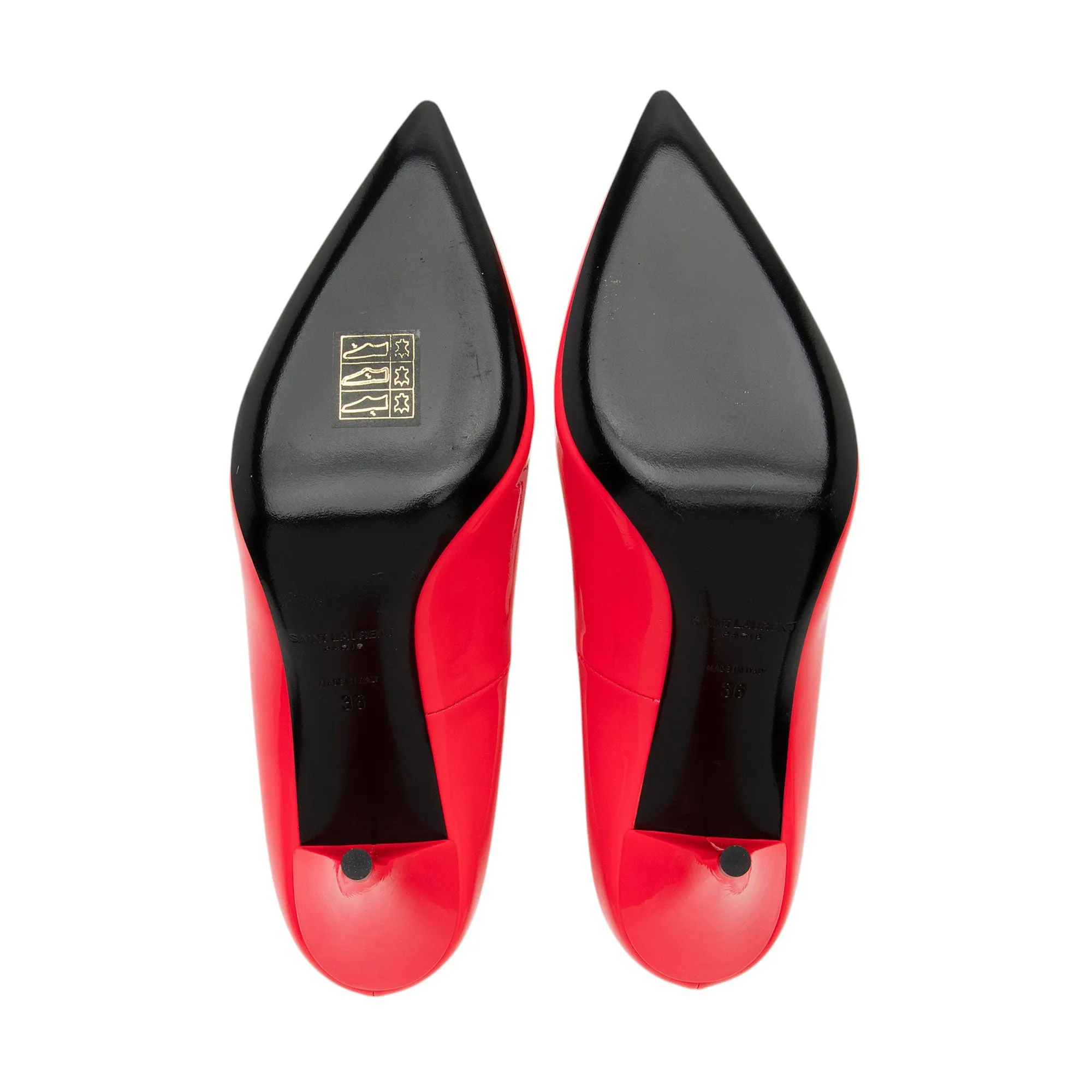 Saint Laurent Patent Leather Kiki Pumps