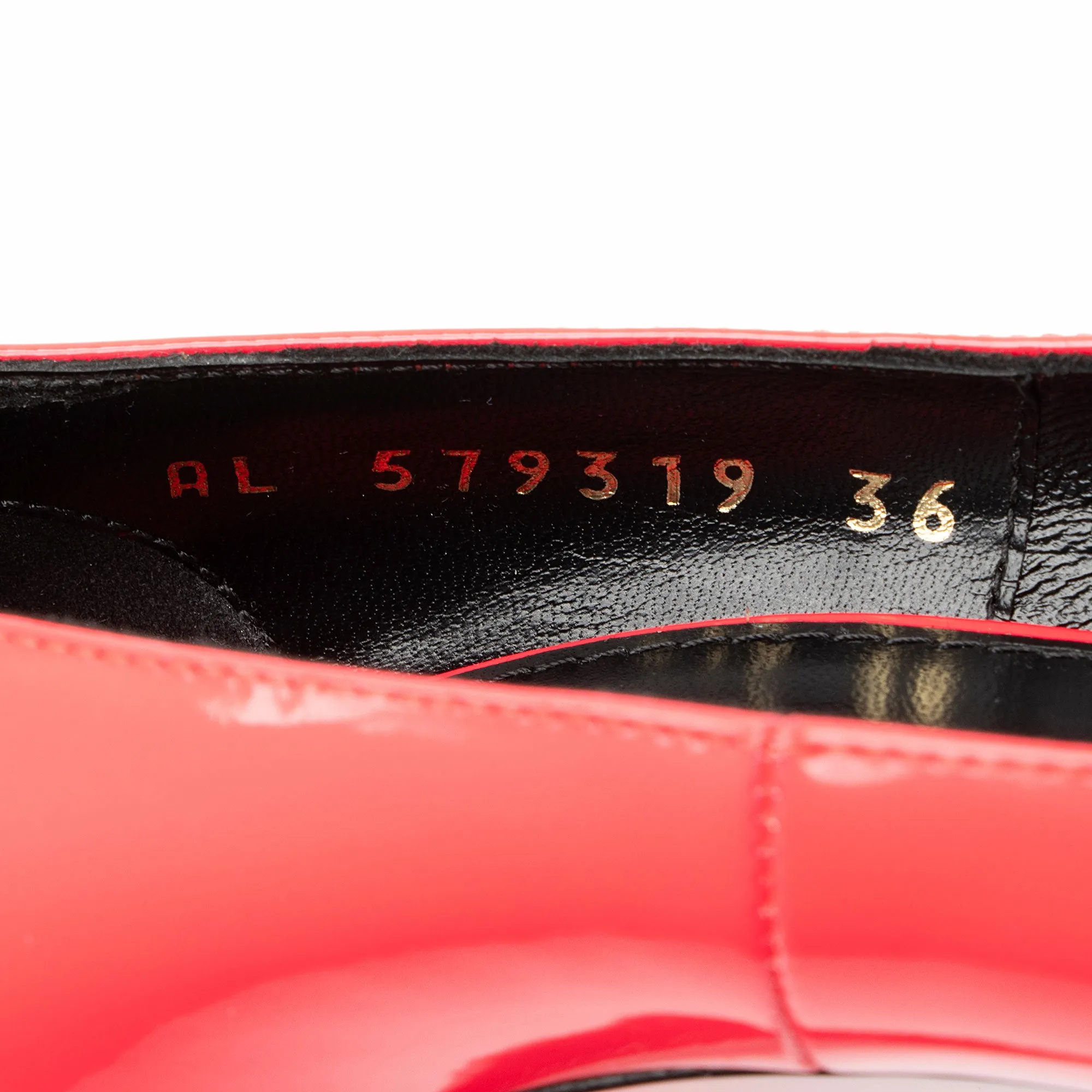 Saint Laurent Patent Leather Kiki Pumps