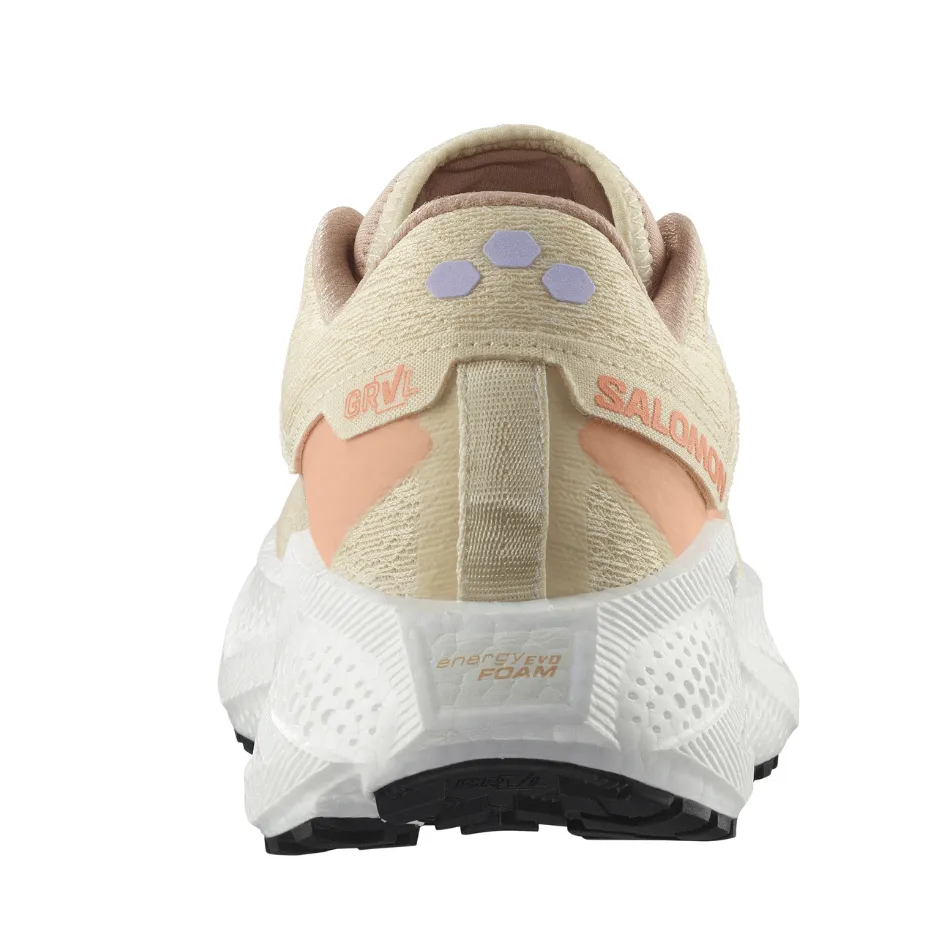 Salomon Women's Aeroglide 3 GRVL Running Shoes in Shortbread/White/Fusion Coral SS25