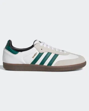 Samba ADV Shoes - Cloud White / Collegiate Green / Cloud White