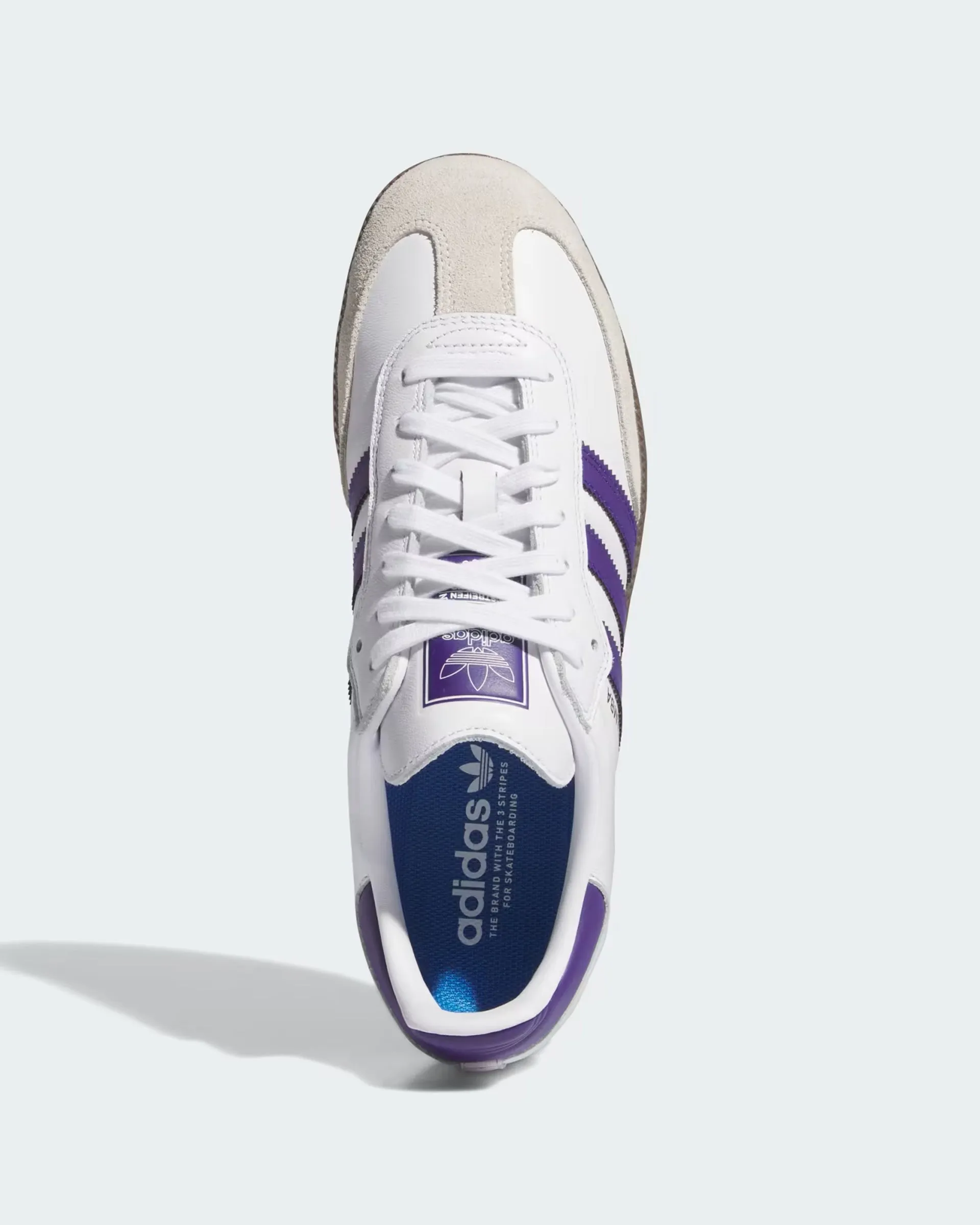 Samba ADV Shoes - Cloud White / Collegiate Purple / Gold Metallic