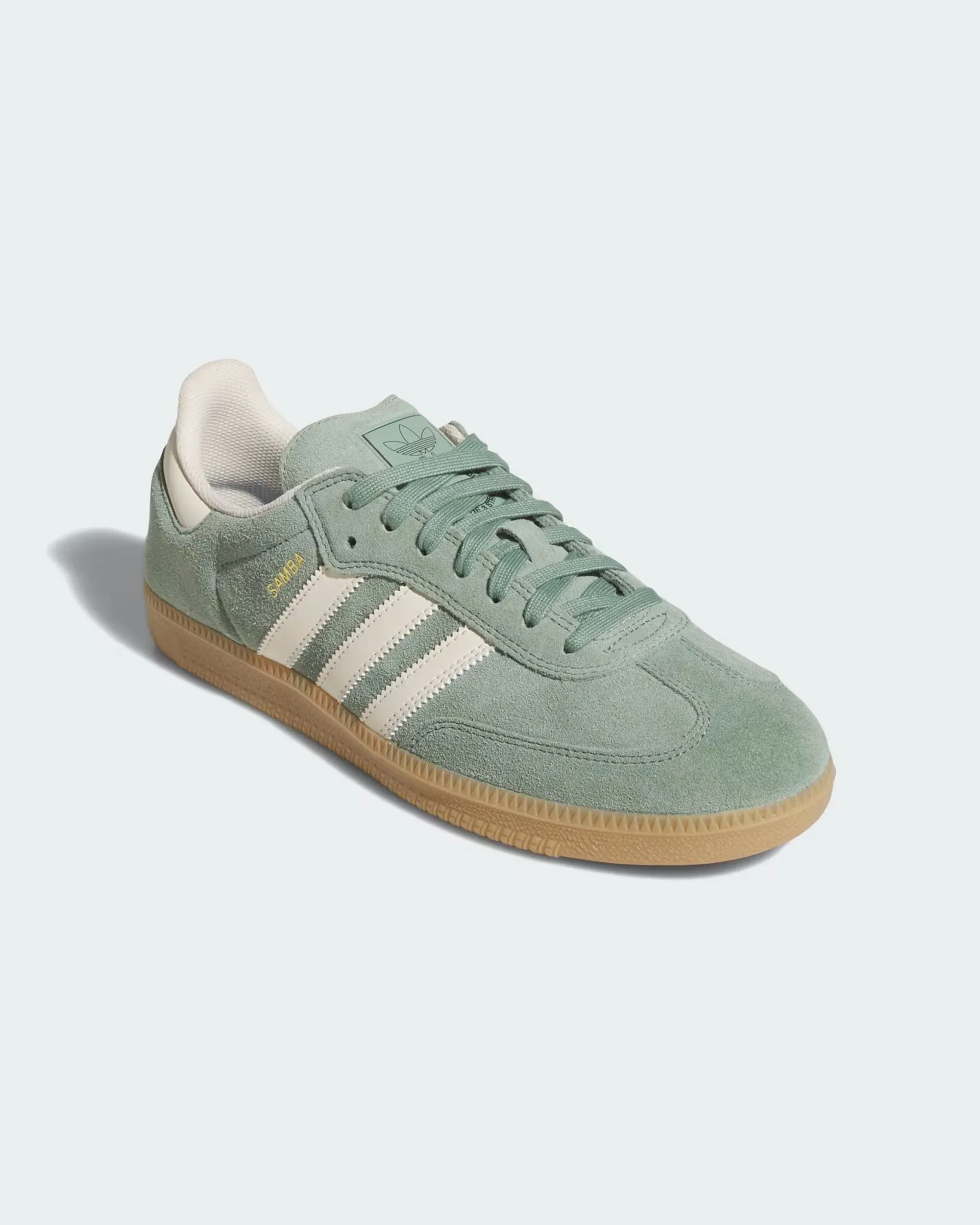 Samba ADV Shoes - Silver Green / Wonder White / Gold Metallic
