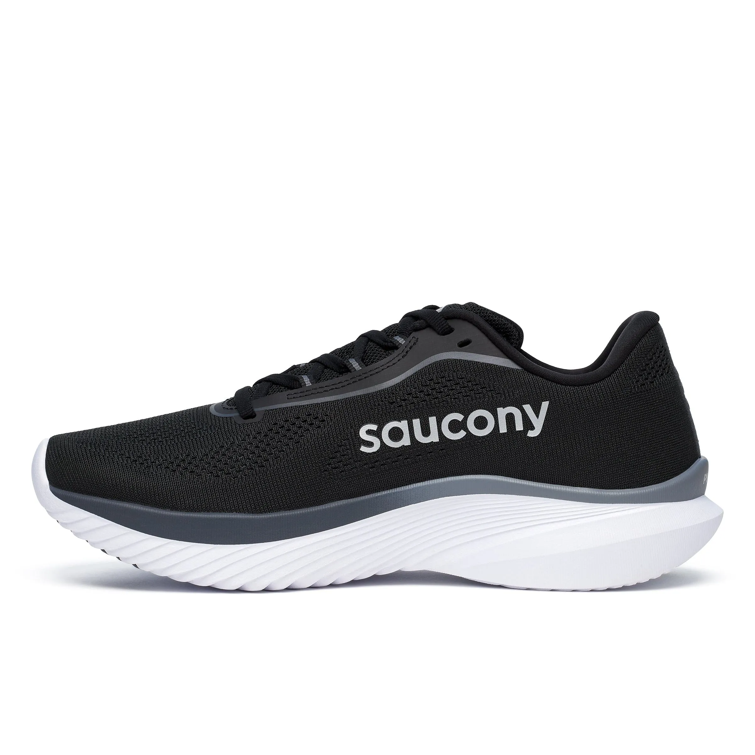 Saucony Kinvara 15 Men's Running Shoes Black/White AW24 - Online Exclusive