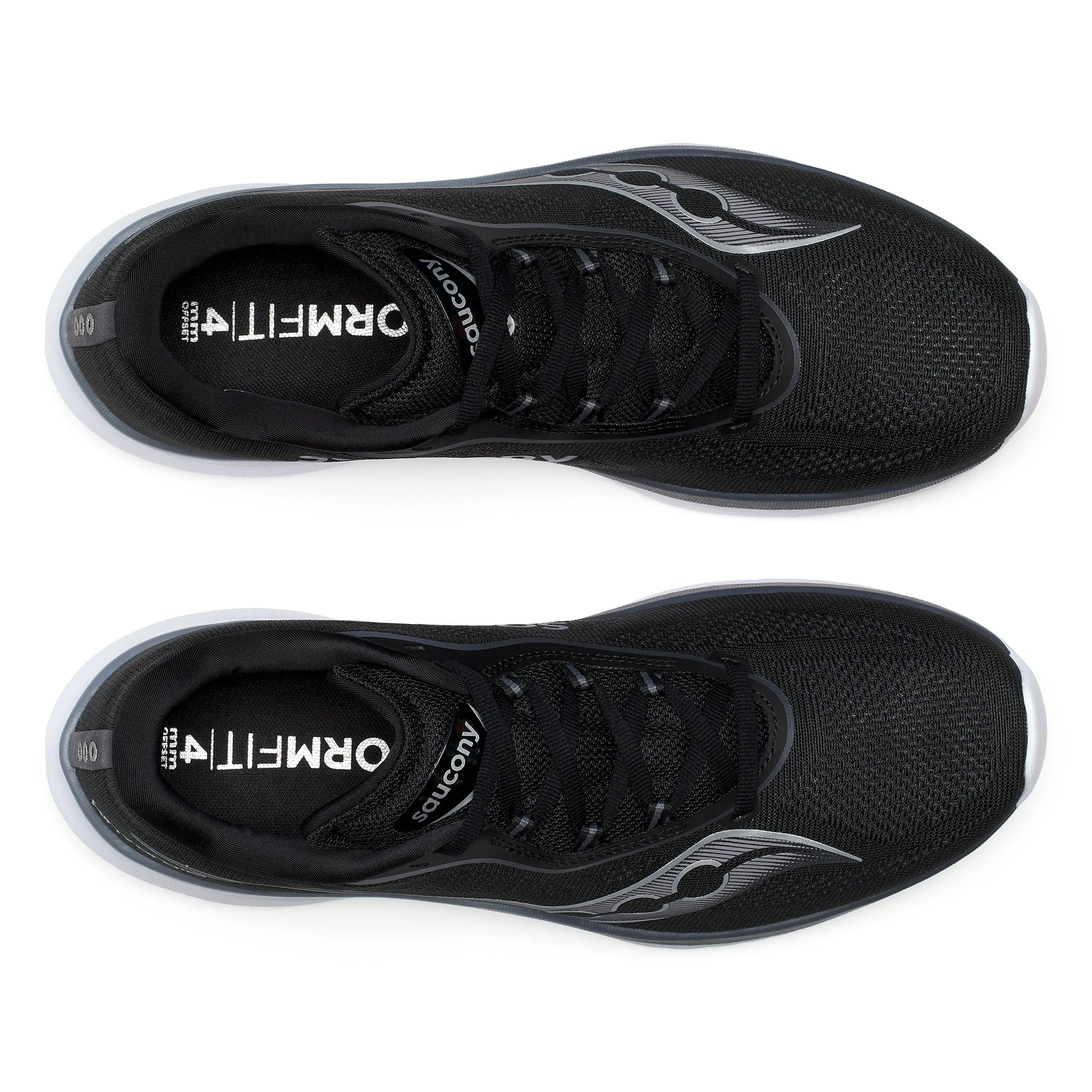 Saucony Kinvara 15 Men's Running Shoes Black/White AW24 - Online Exclusive