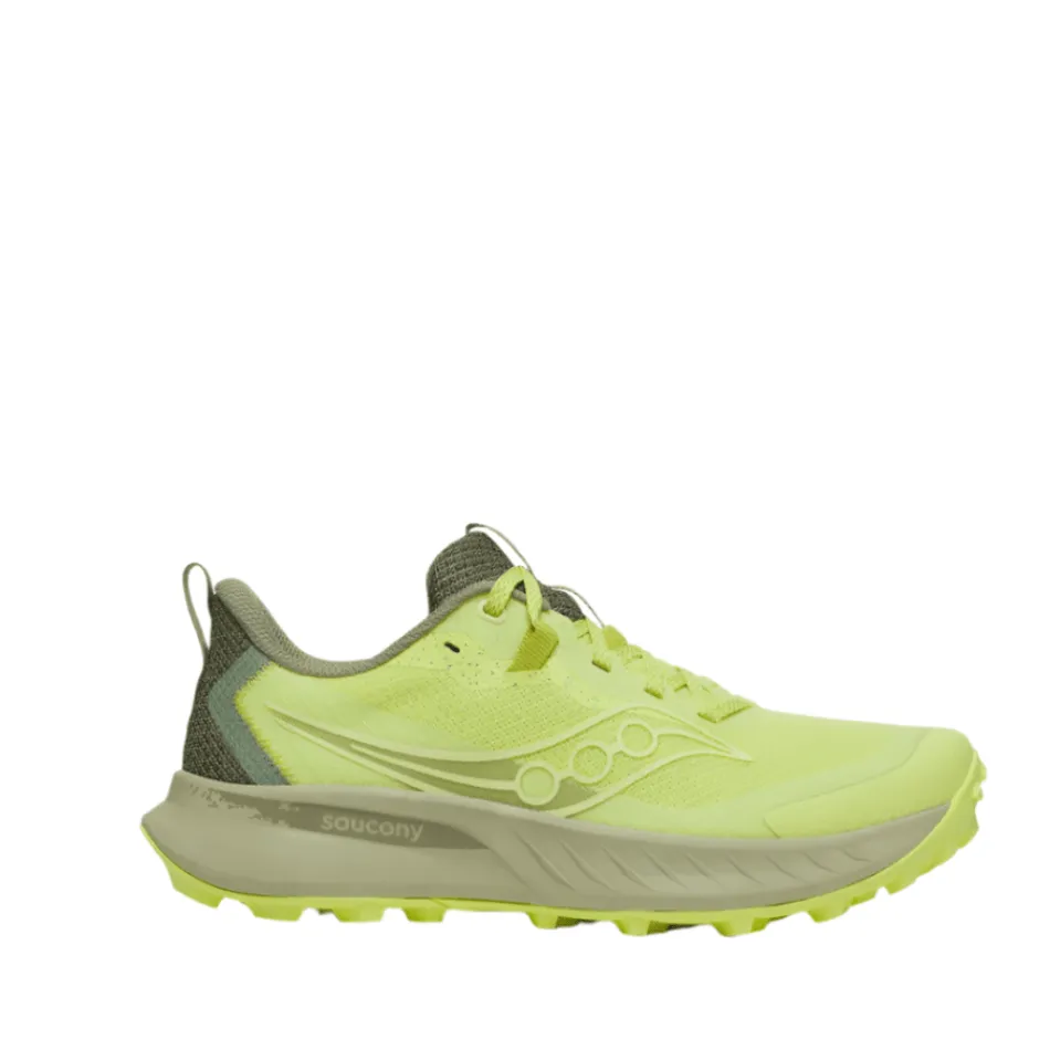 Saucony Women's Peregrine 15 Trail Running Shoes in Sunny/Hemlock SS25