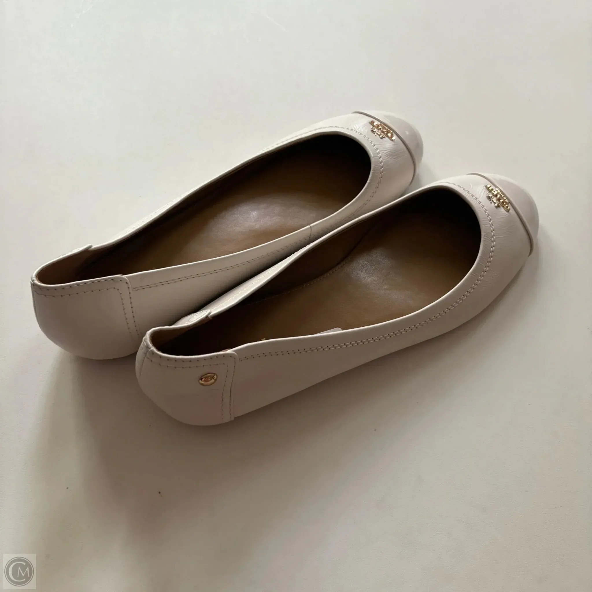 Shoes Designer By Coach In Cream, Size: 8.5