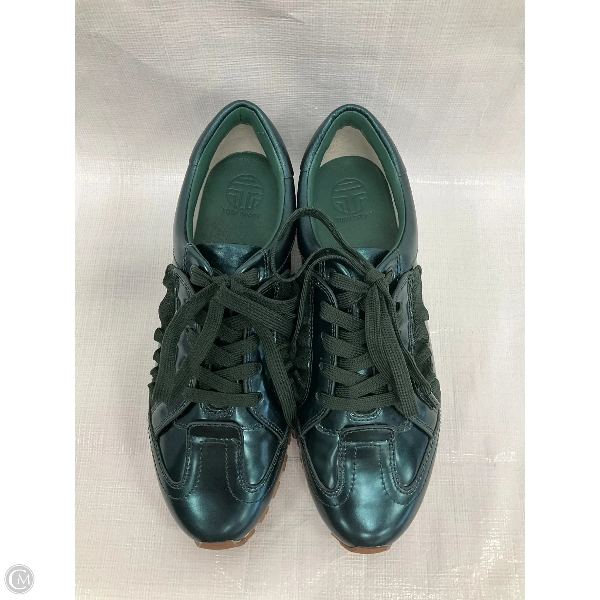 Shoes Designer By Tory Burch In Green, Size: 8