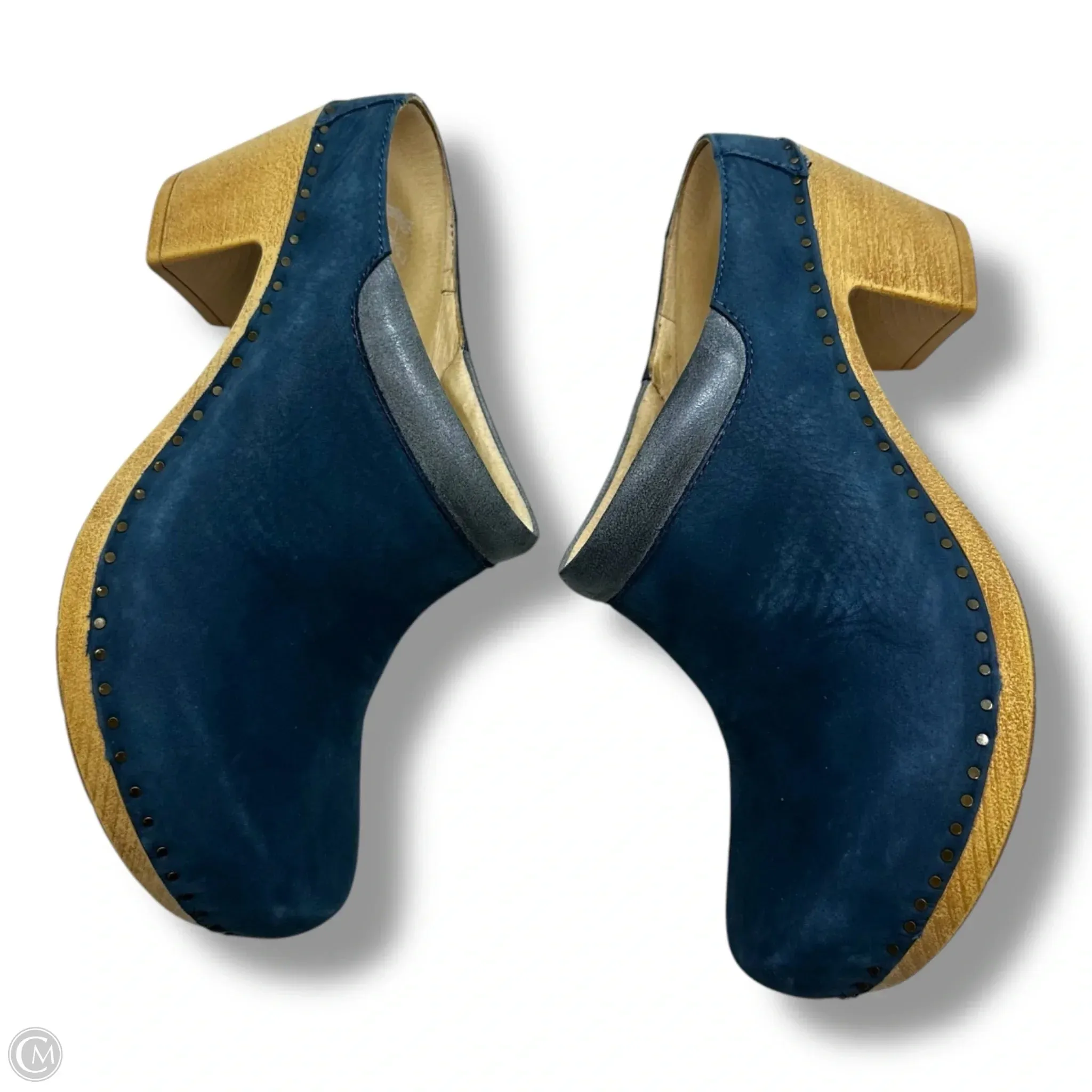 Shoes Heels Block By Dansko In Blue, Size: 8.5