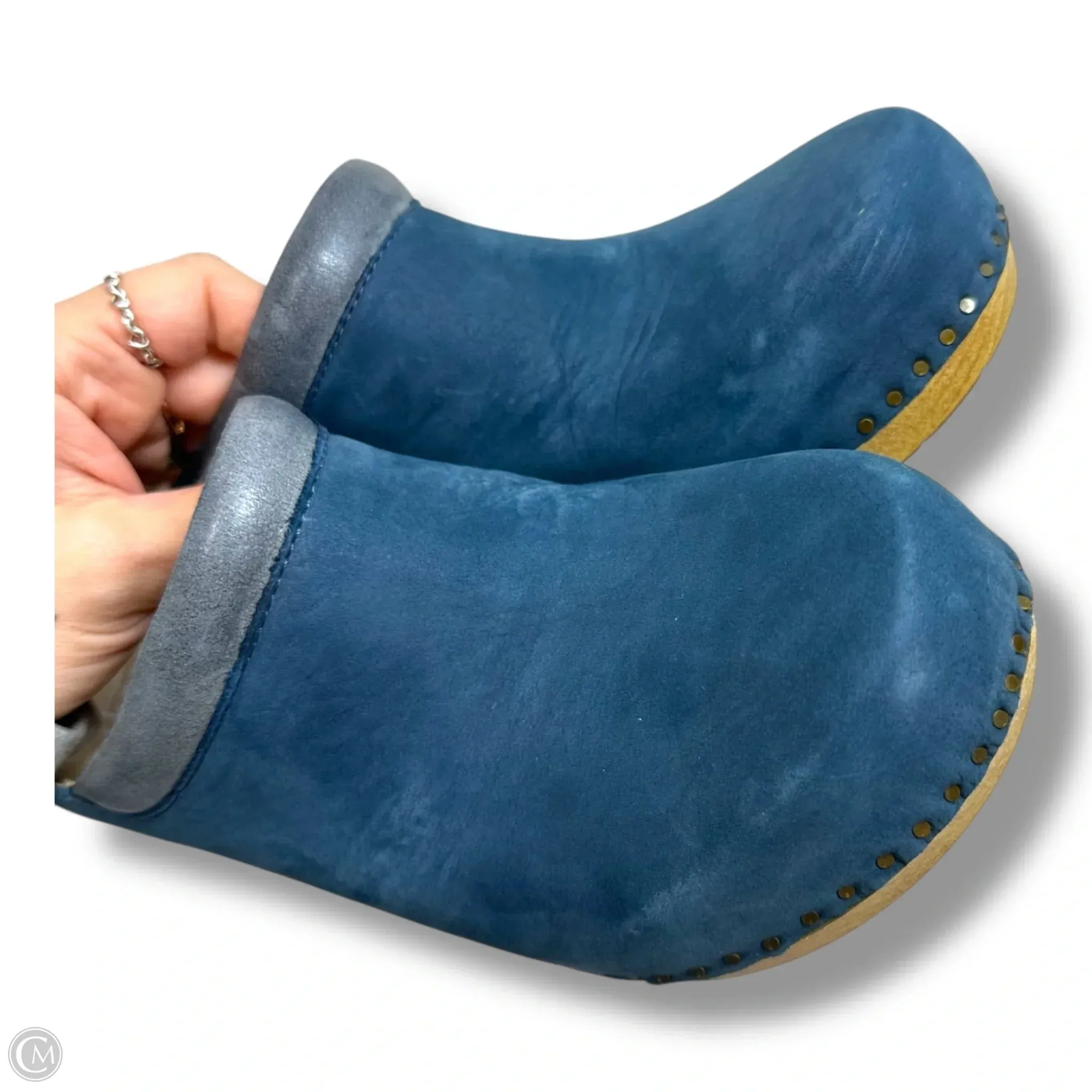 Shoes Heels Block By Dansko In Blue, Size: 8.5