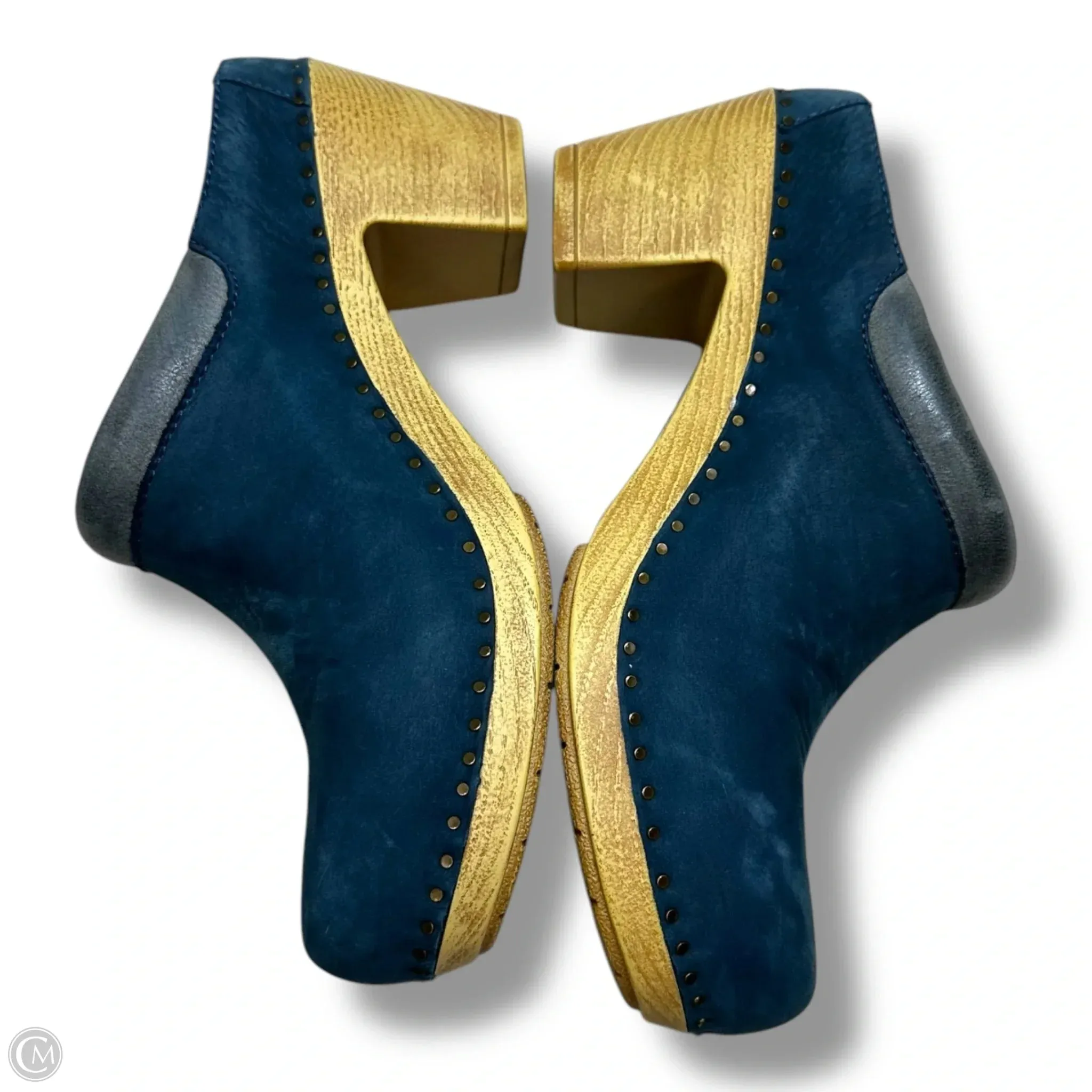 Shoes Heels Block By Dansko In Blue, Size: 8.5