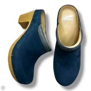 Shoes Heels Block By Dansko In Blue, Size: 8.5