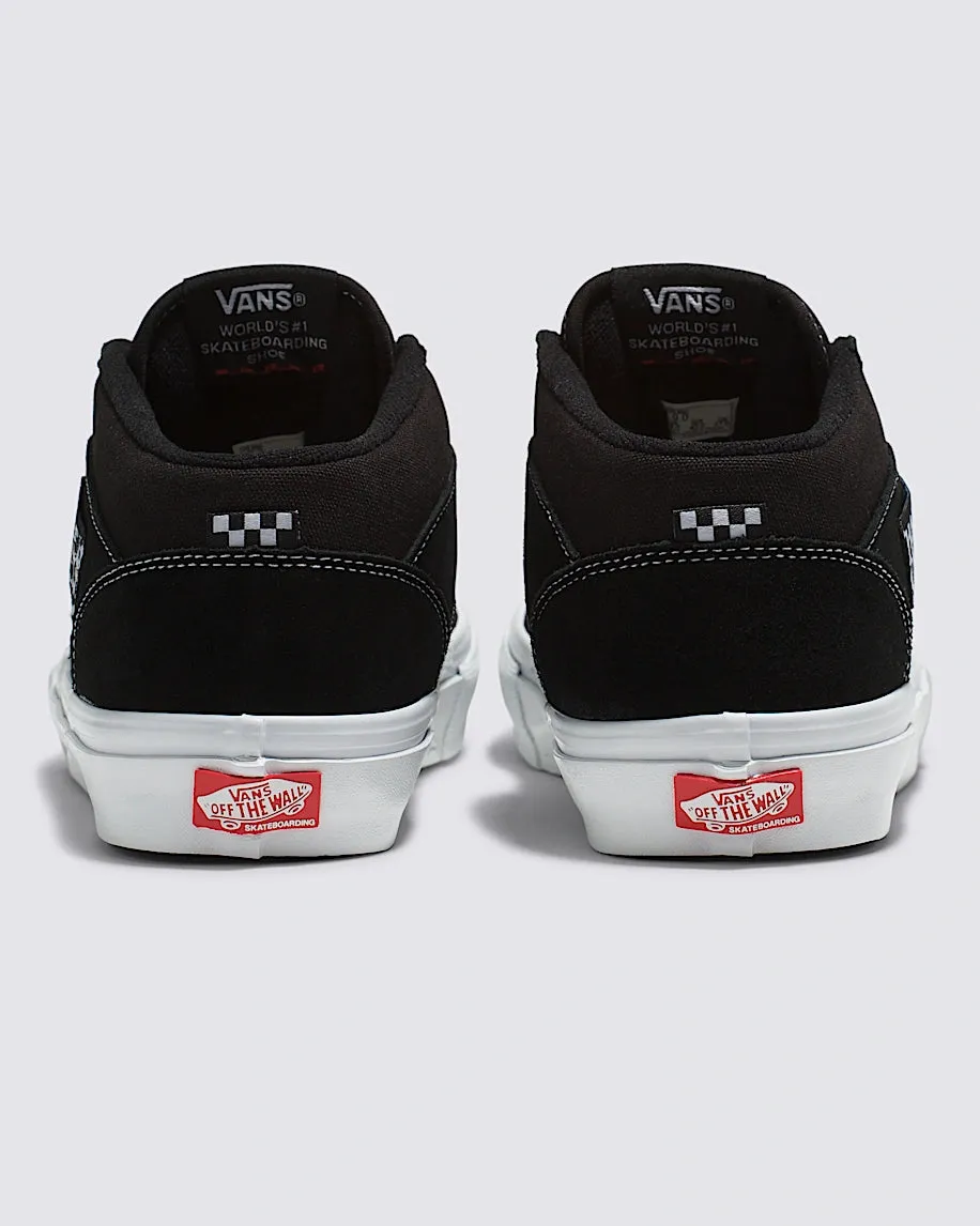 Skate Half Cab Shoe - Black/White