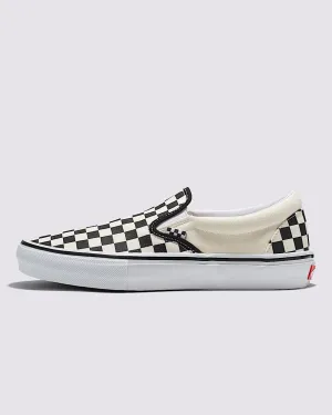 Skate Slip-On Shoes - Checkerboard Black/Off White