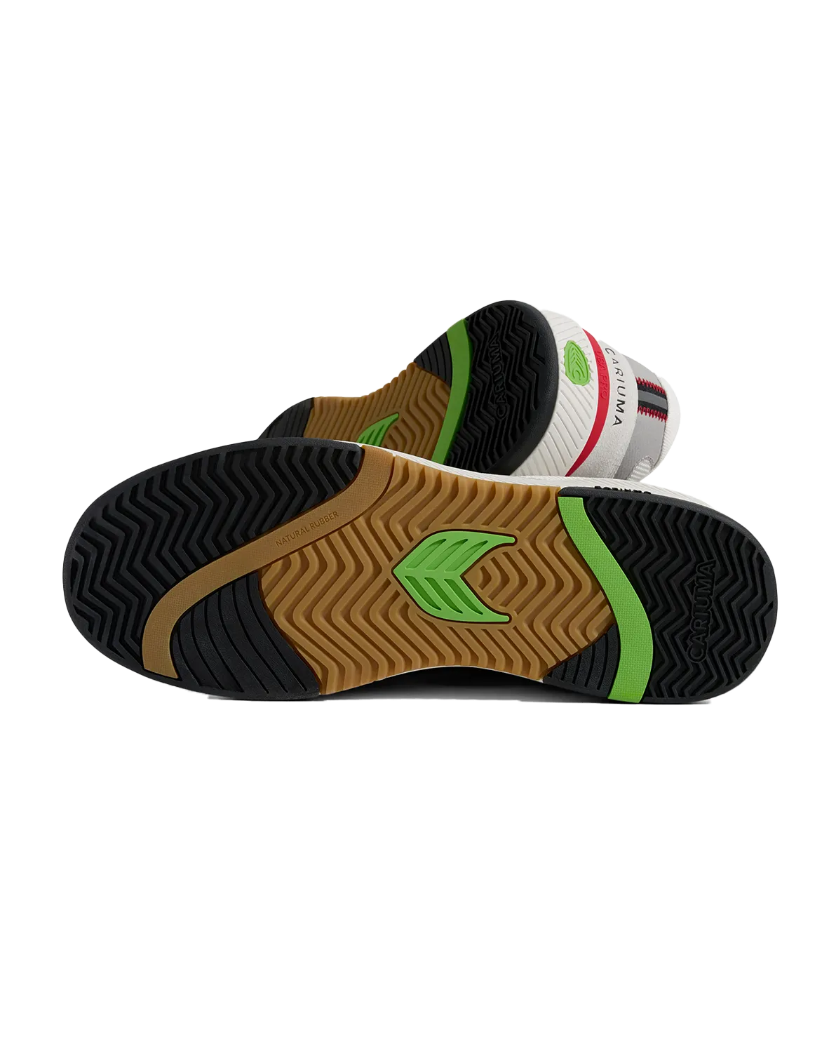Uba Pro Shoes in Smoke White, Red & Black
