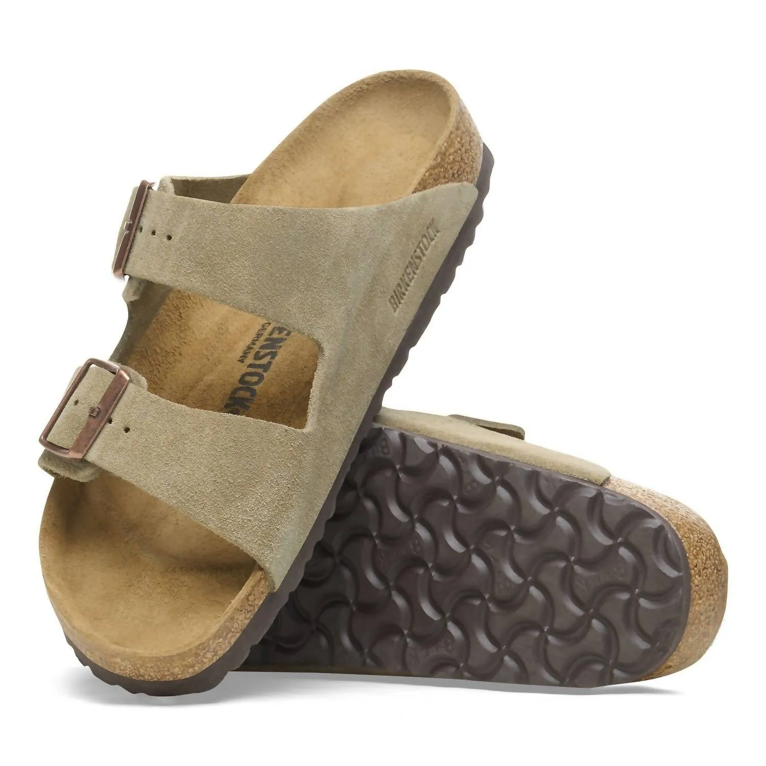Unisex Arizona Sfb Sandal - Narrow In Taupe Suede