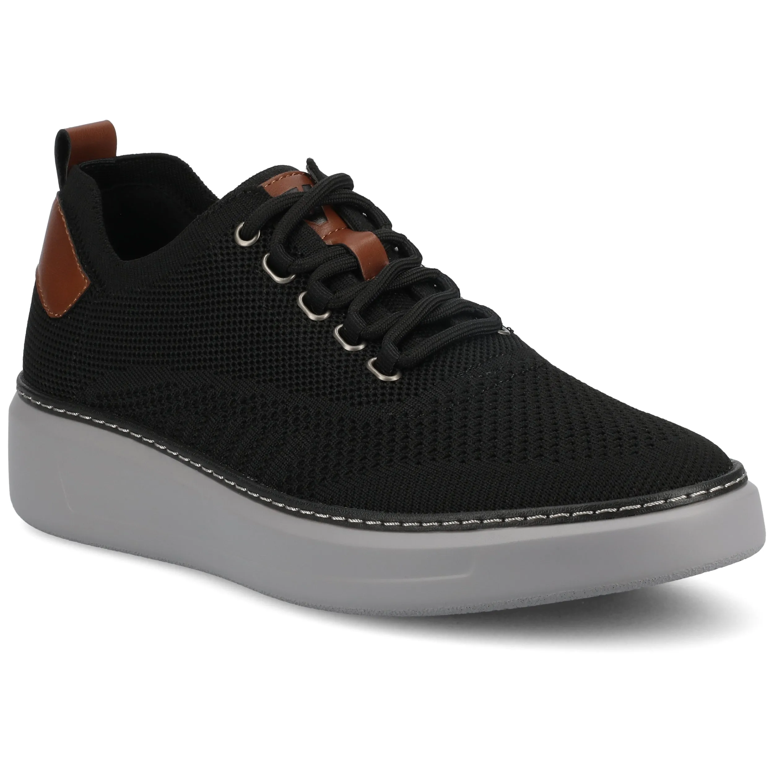 Vance Norris Medium and Wide Width Lace-up Casual Knit Sneaker