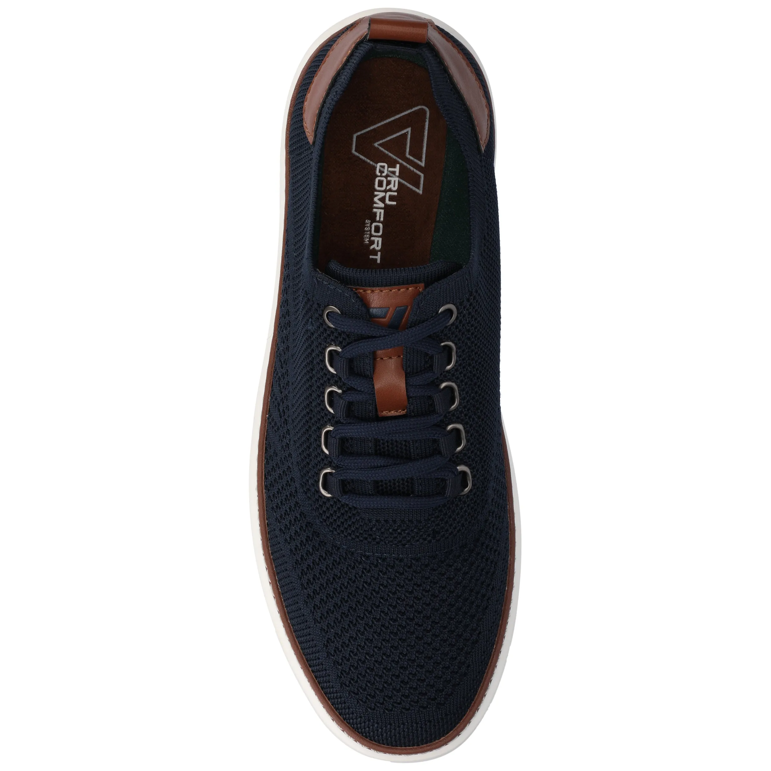 Vance Norris Medium and Wide Width Lace-up Casual Knit Sneaker