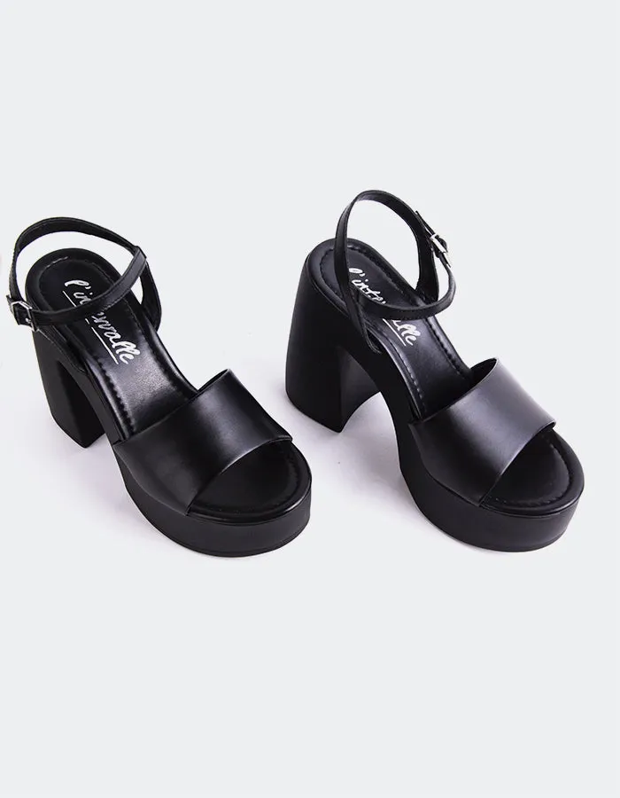 Veria Black Leather