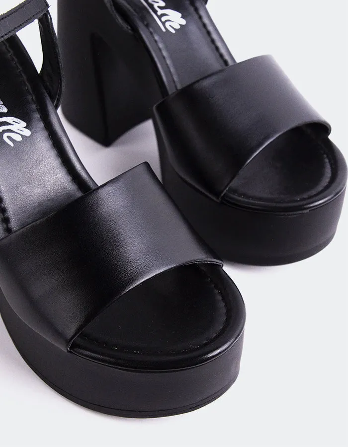 Veria Black Leather