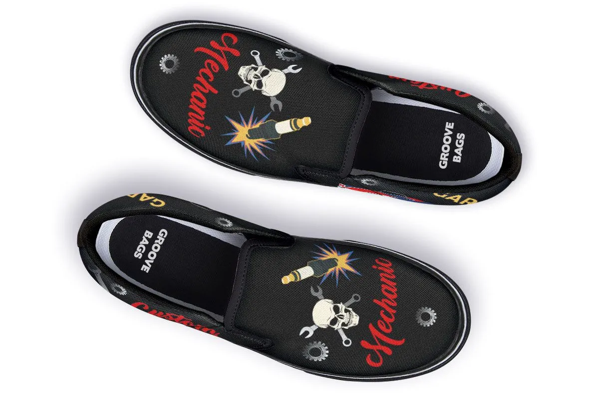 Vintage Mechanic Slip-On Shoes