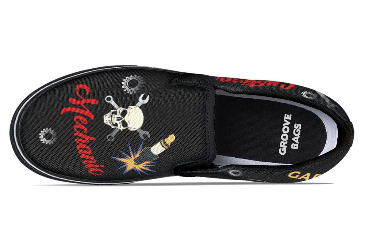 Vintage Mechanic Slip-On Shoes