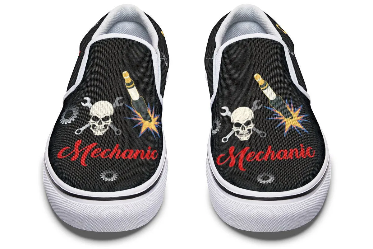 Vintage Mechanic Slip-On Shoes
