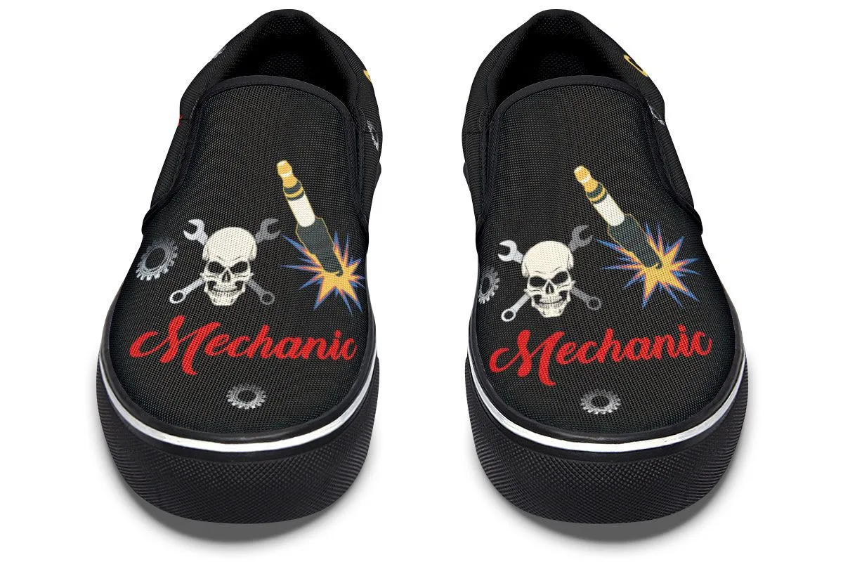 Vintage Mechanic Slip-On Shoes