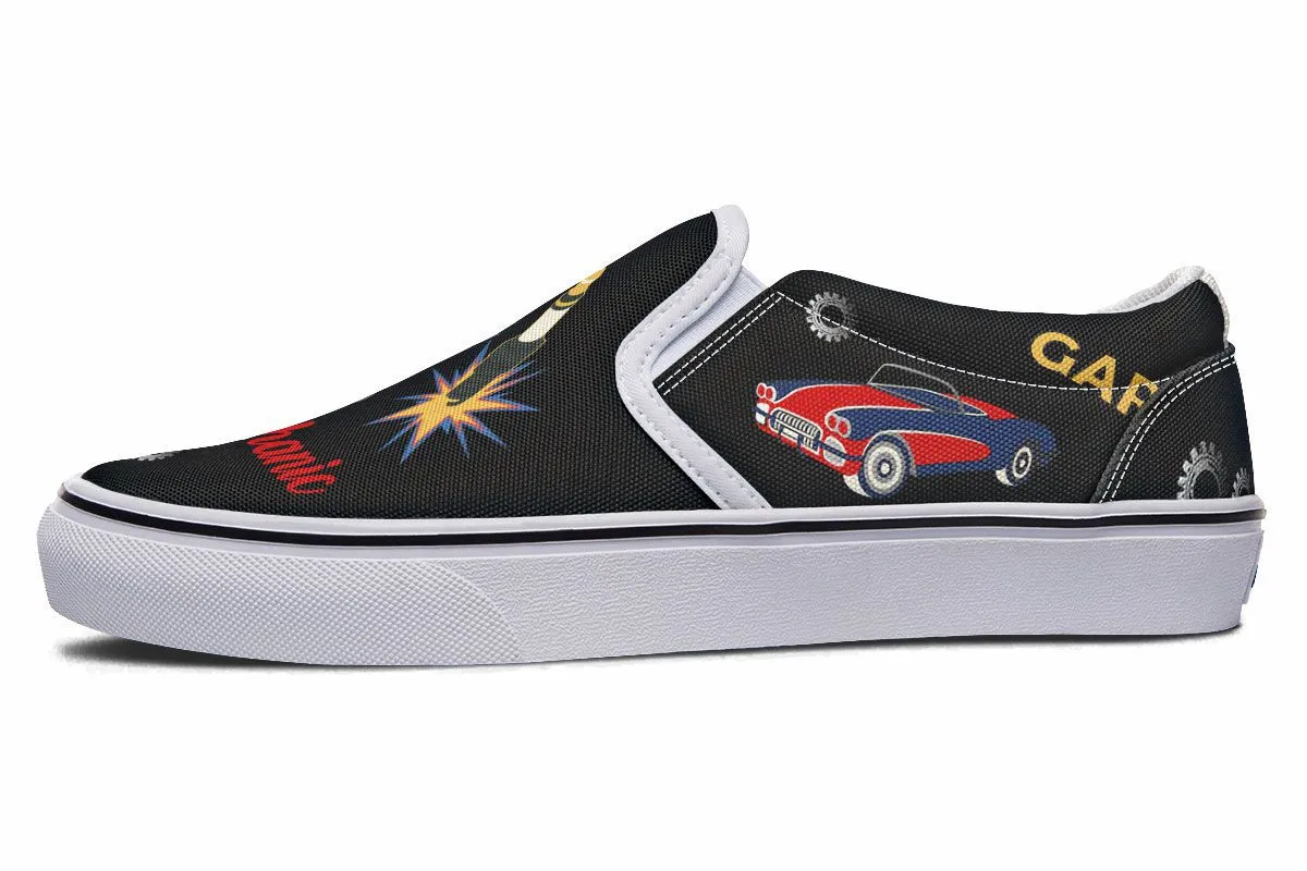 Vintage Mechanic Slip-On Shoes