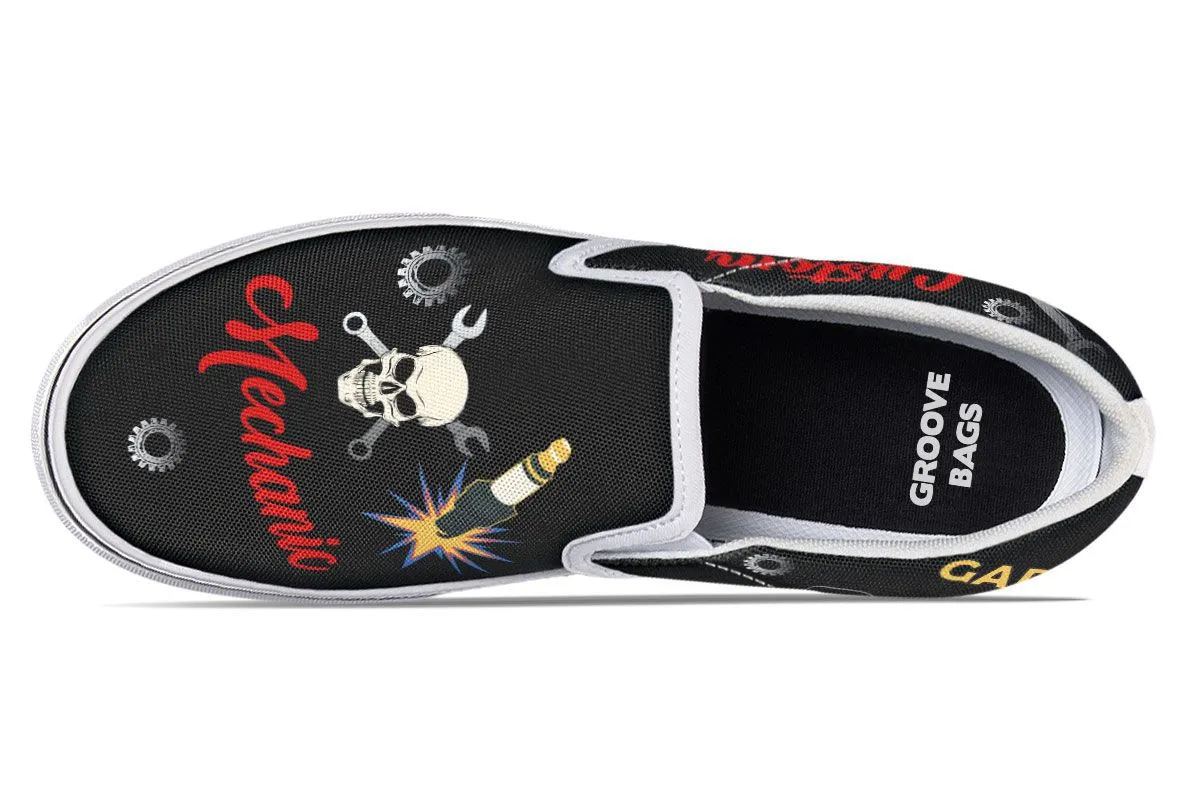 Vintage Mechanic Slip-On Shoes