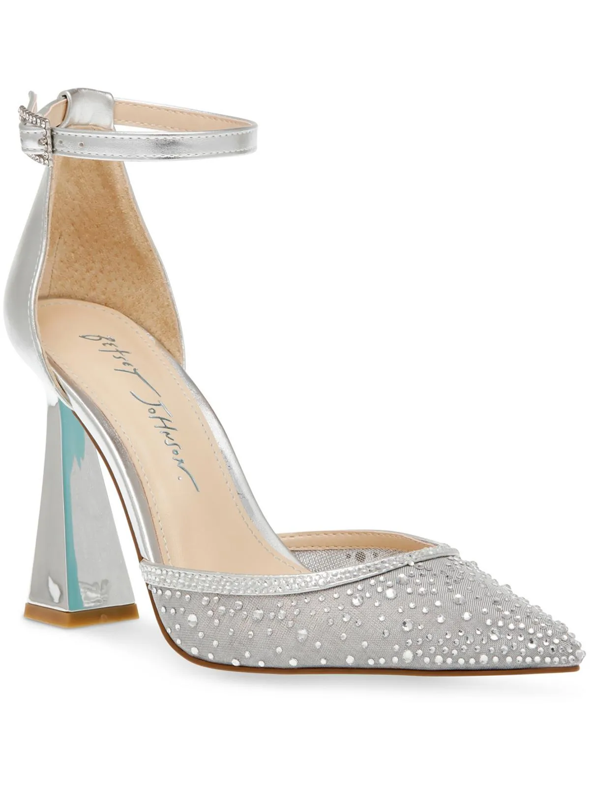 Viola Womens Rhinestone Pointed Toe Pumps