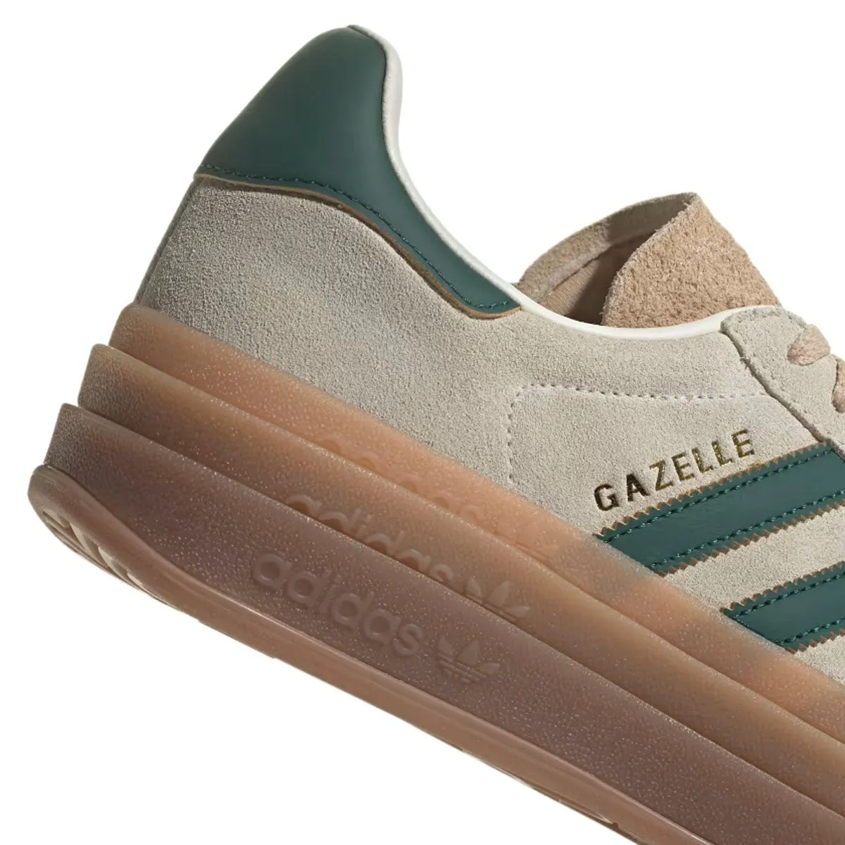 Wmns Gazelle Bold 'Cream White Collegiate Green'