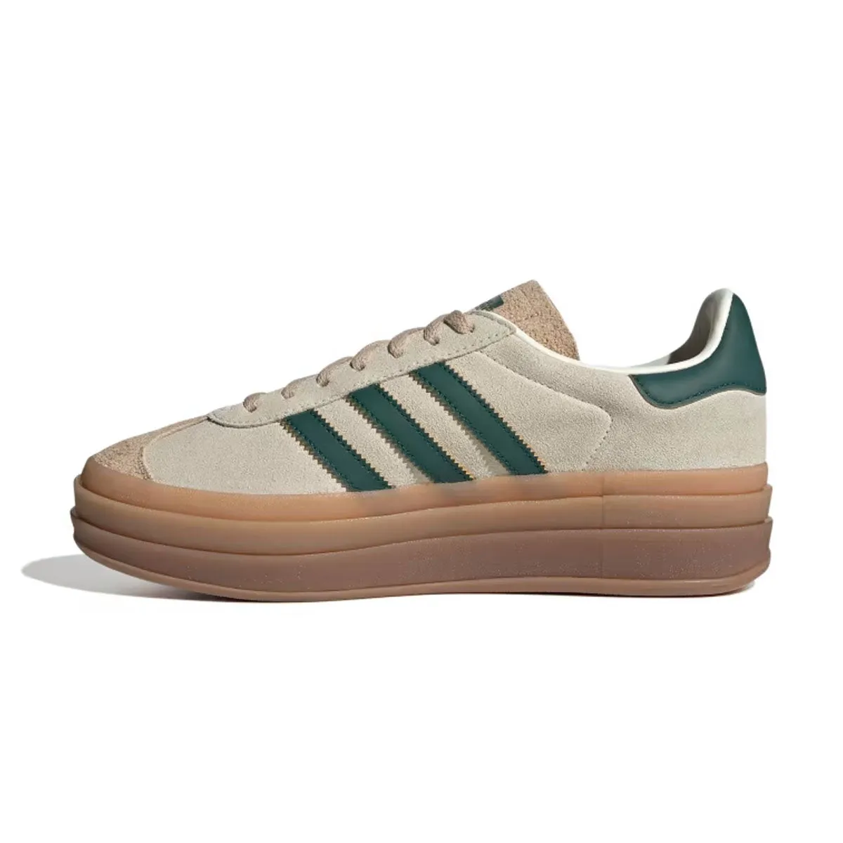 Wmns Gazelle Bold 'Cream White Collegiate Green'