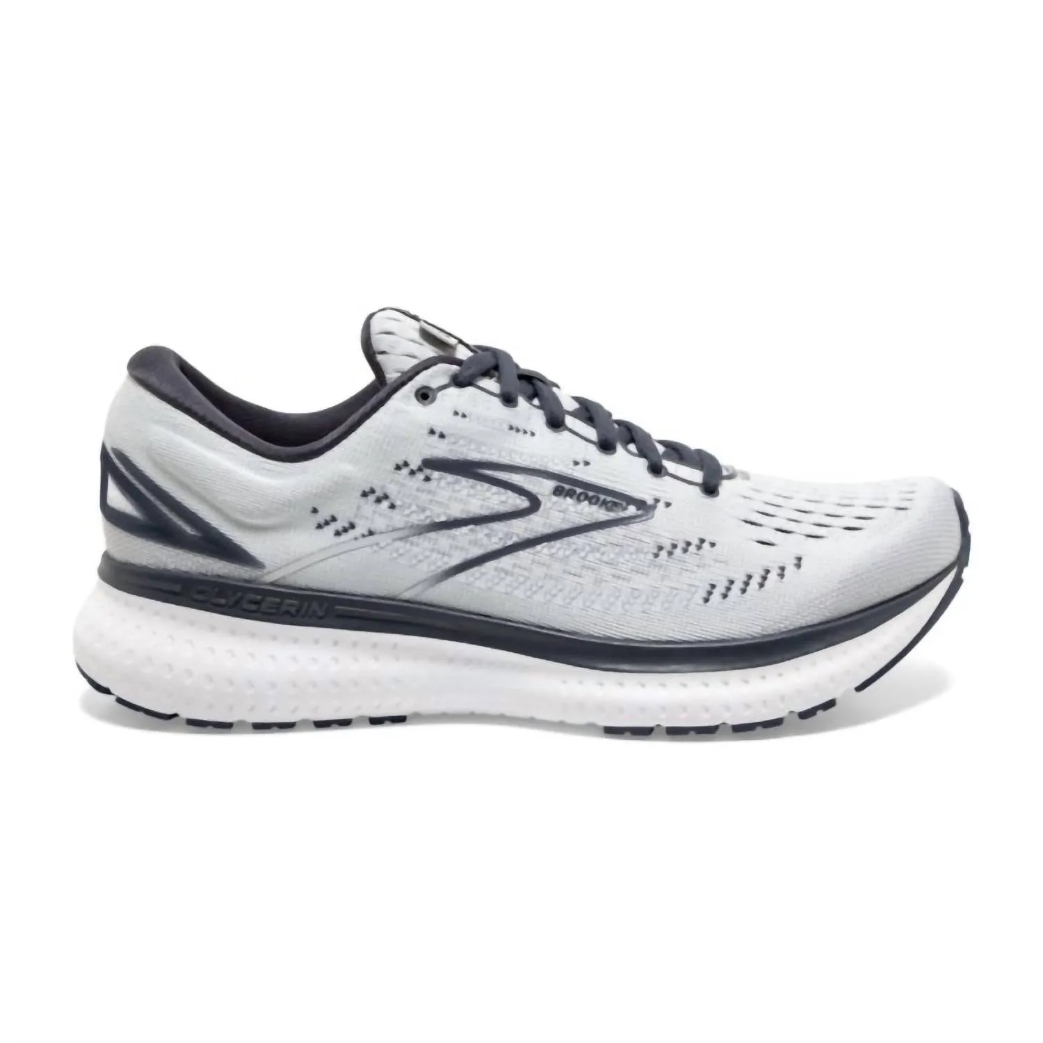 Women's Glycerin 19 Running Shoes In Grey/ombre/white