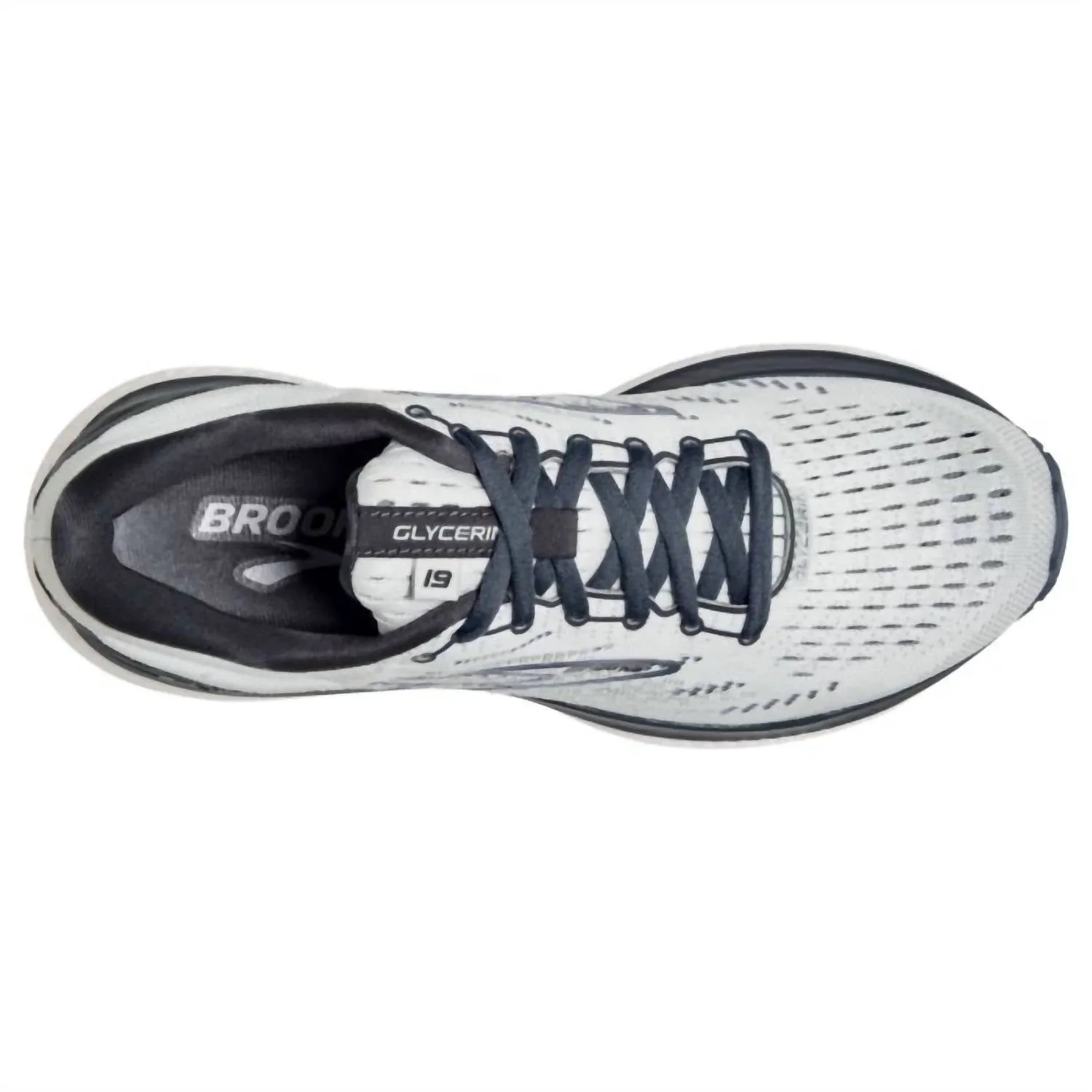 Women's Glycerin 19 Running Shoes In Grey/ombre/white