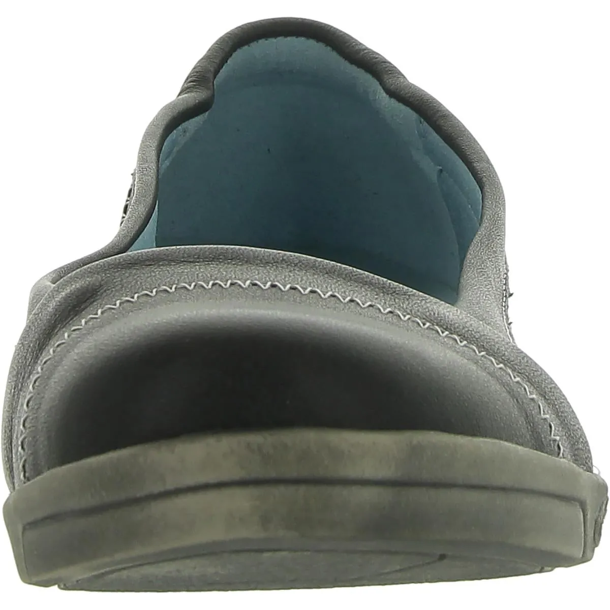 Womens Leather Flat Boat Shoes